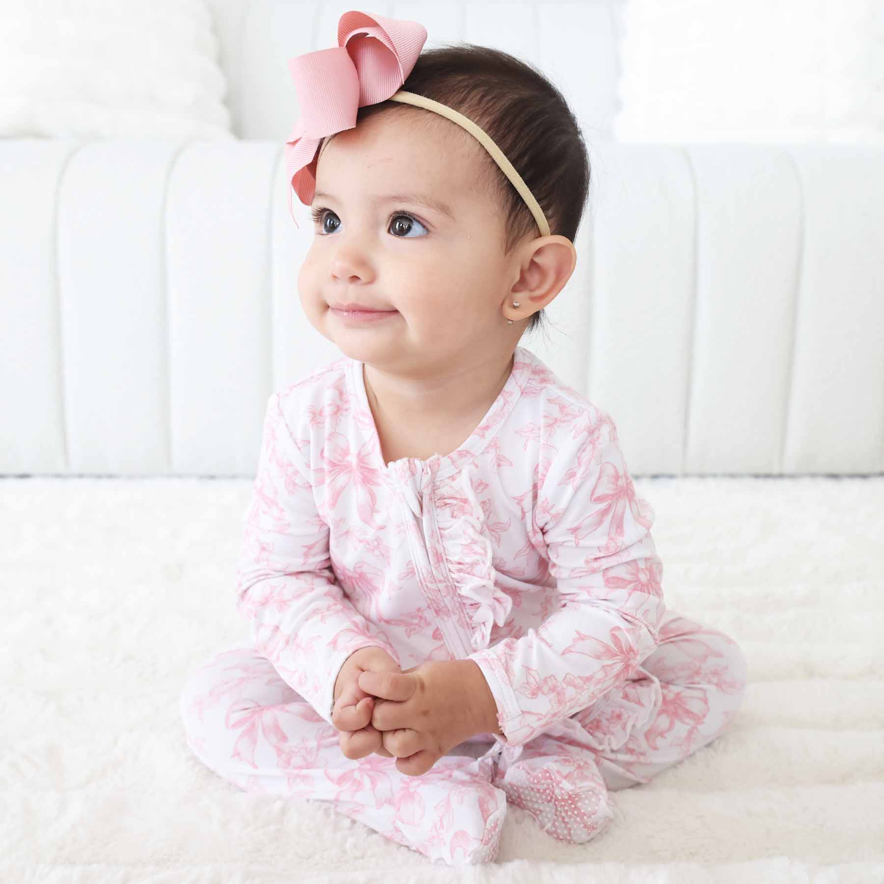 Fancy Frills Ruffle Zipper Footie - Image 16