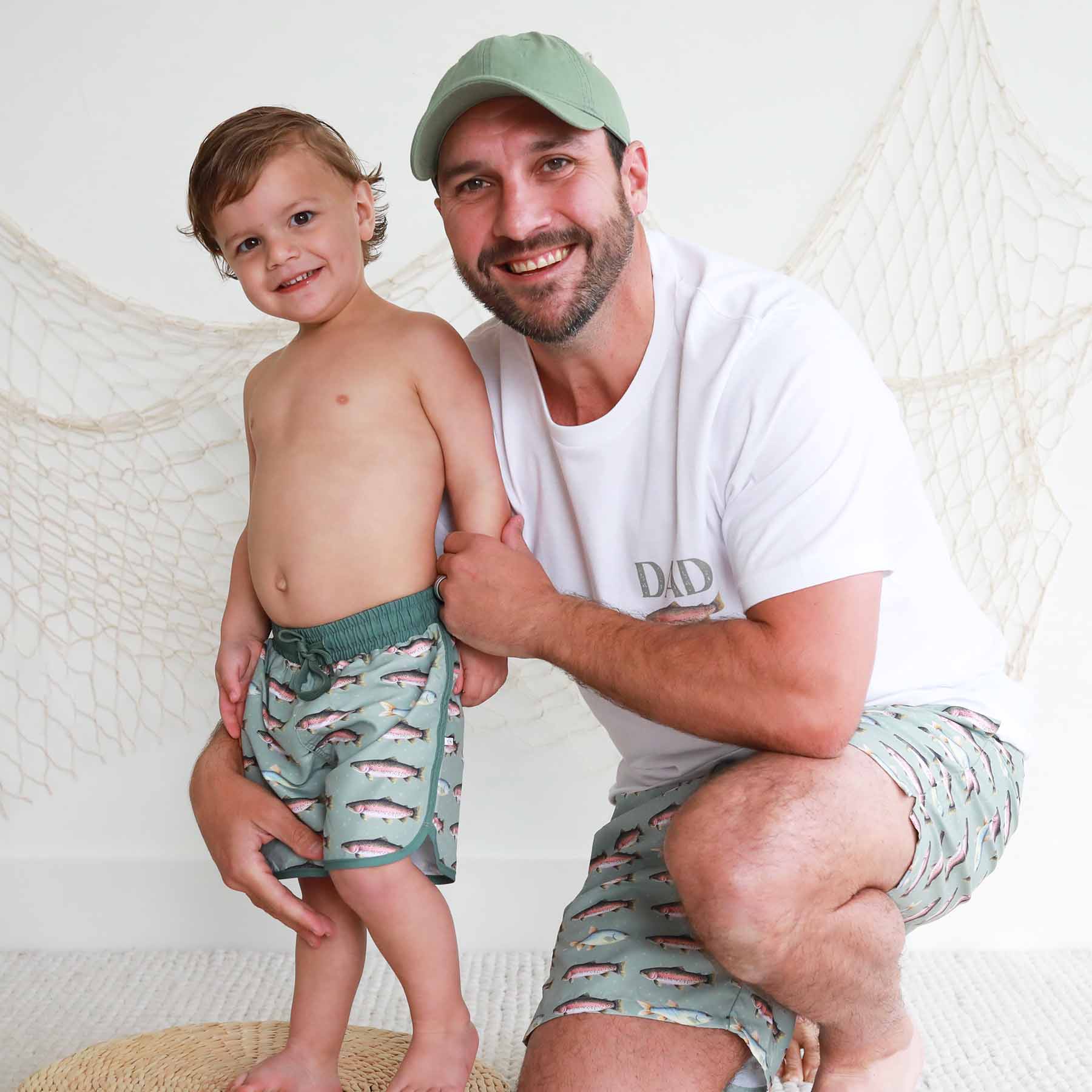 Freshwater Friends Dad Graphic Tee | White - Image 3