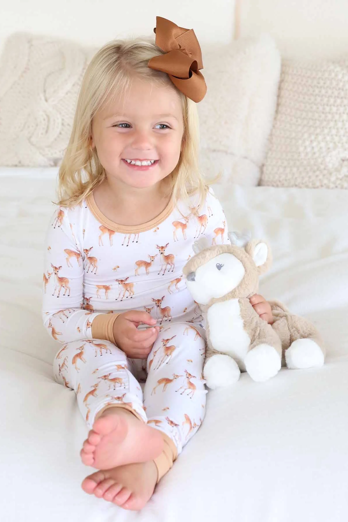 Friendly Fawns Two Piece Pajama Set - Image 16