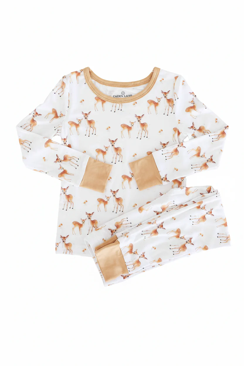 Friendly Fawns Two Piece Pajama Set - Image 2