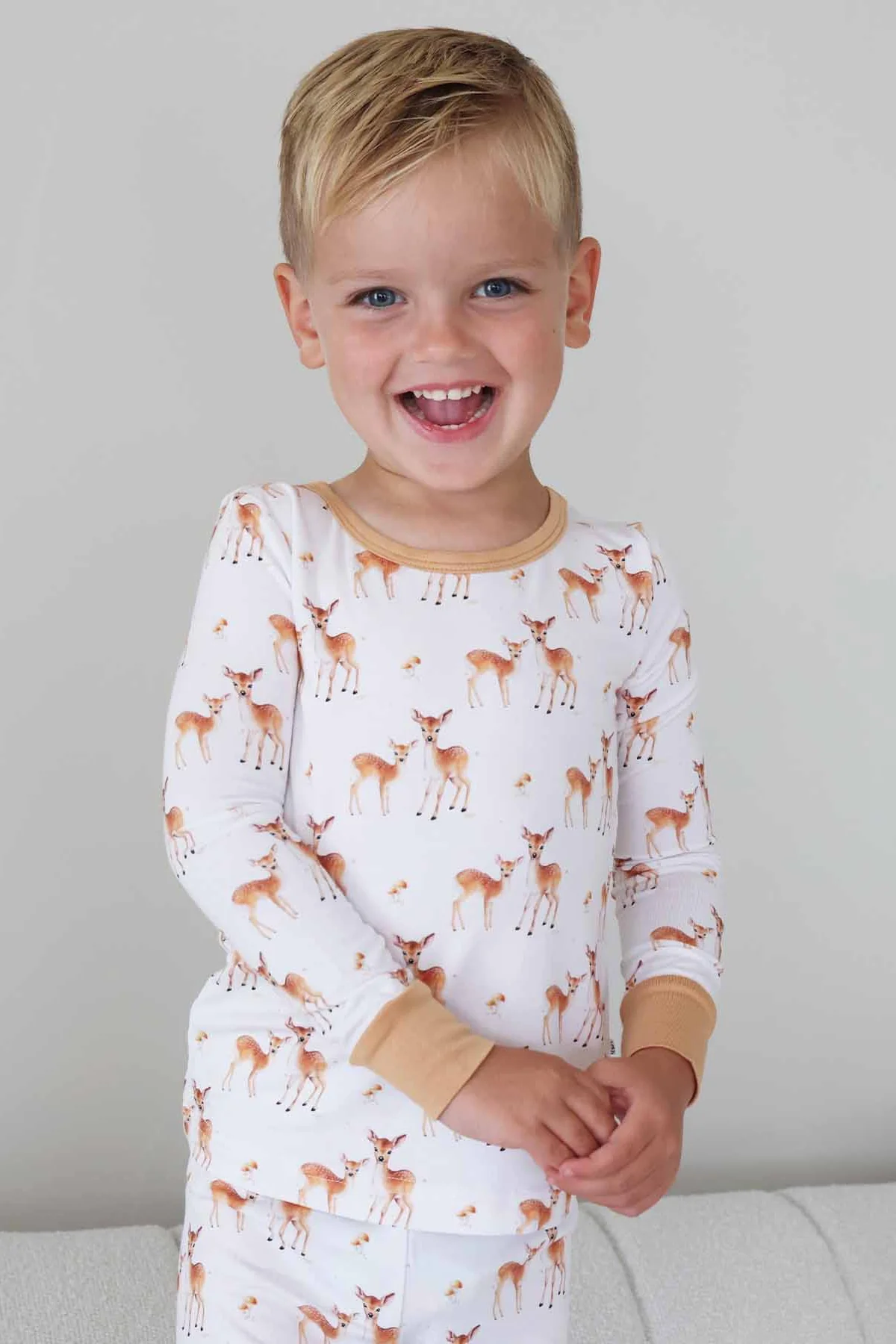 Friendly Fawns Two Piece Pajama Set - Image 3