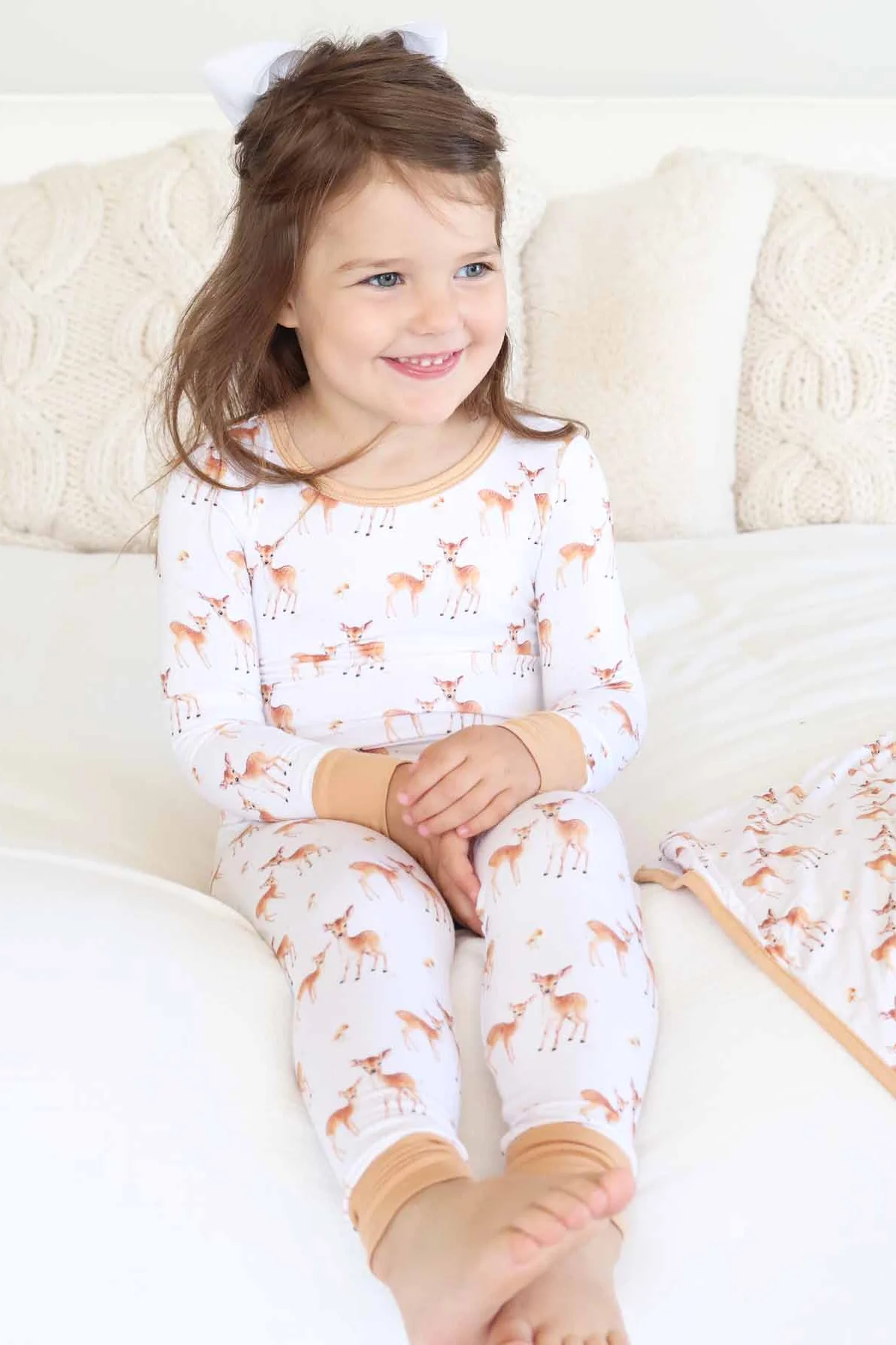 Friendly Fawns Two Piece Pajama Set - Image 8