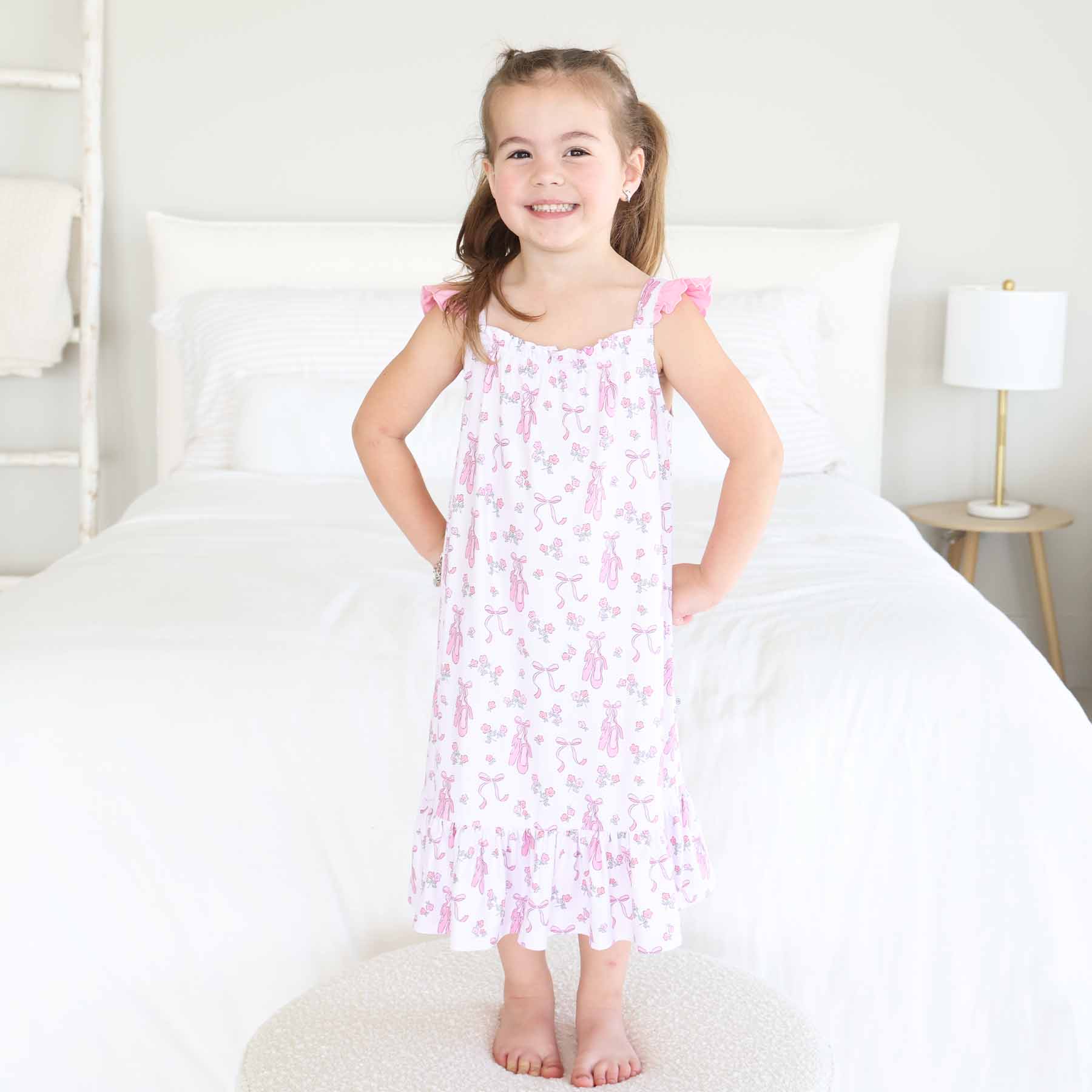 Full Length Ruffle Nightgown | Ballet Dreams - Image 6