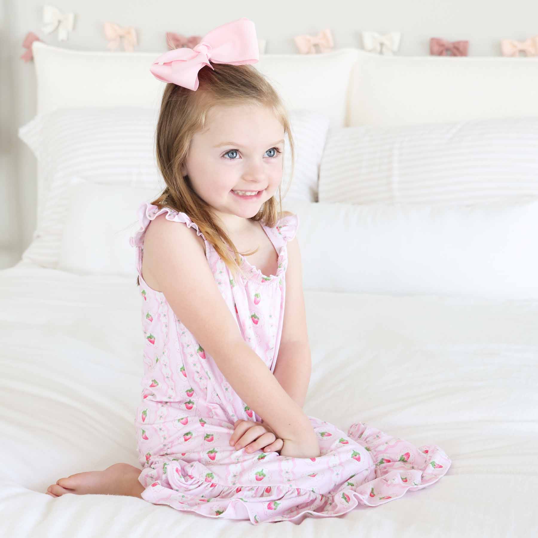 Full Length Ruffle Nightgown | Berry Sweet - Image 14