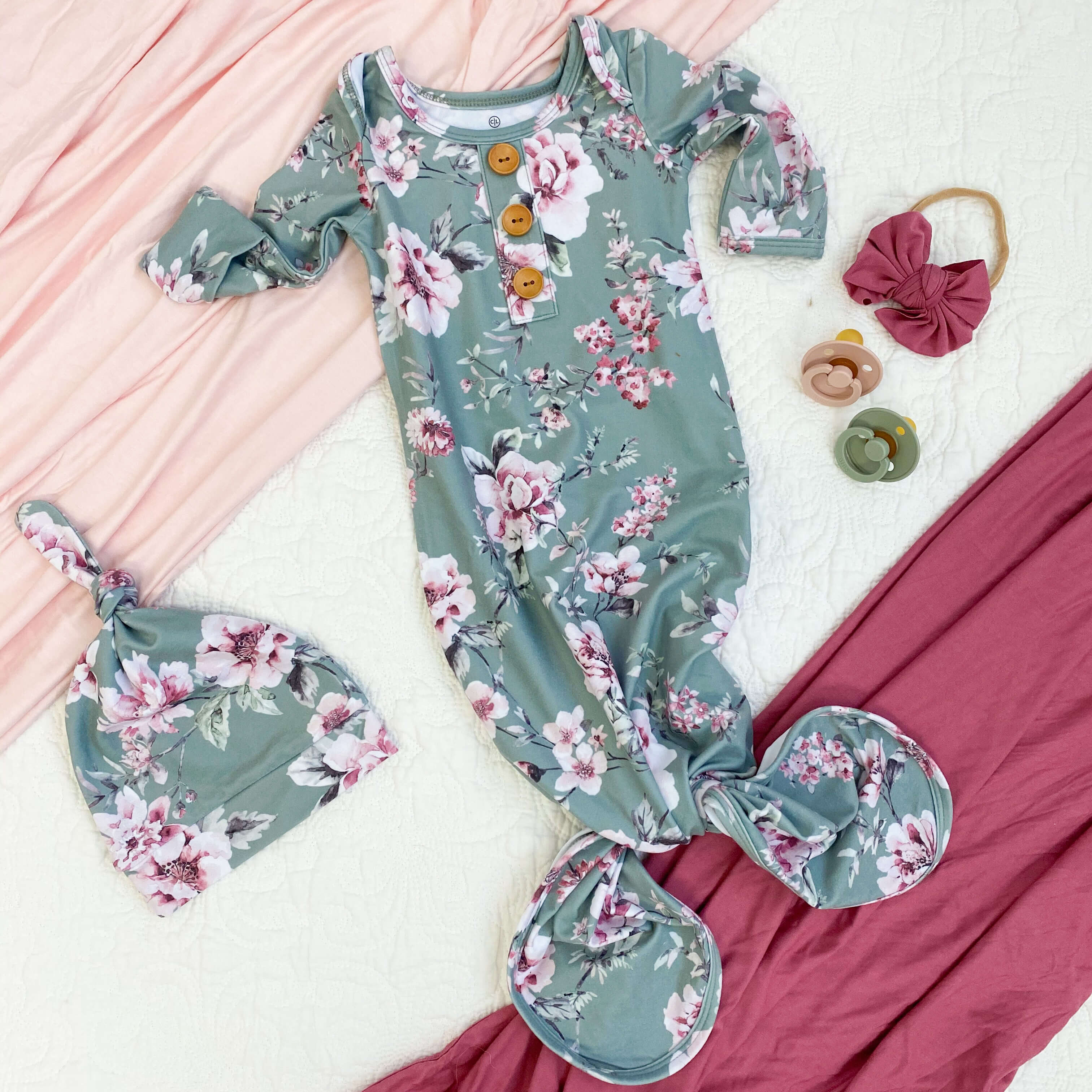 Printed Knot Gowns for Girls | Best Sellers - Image 39