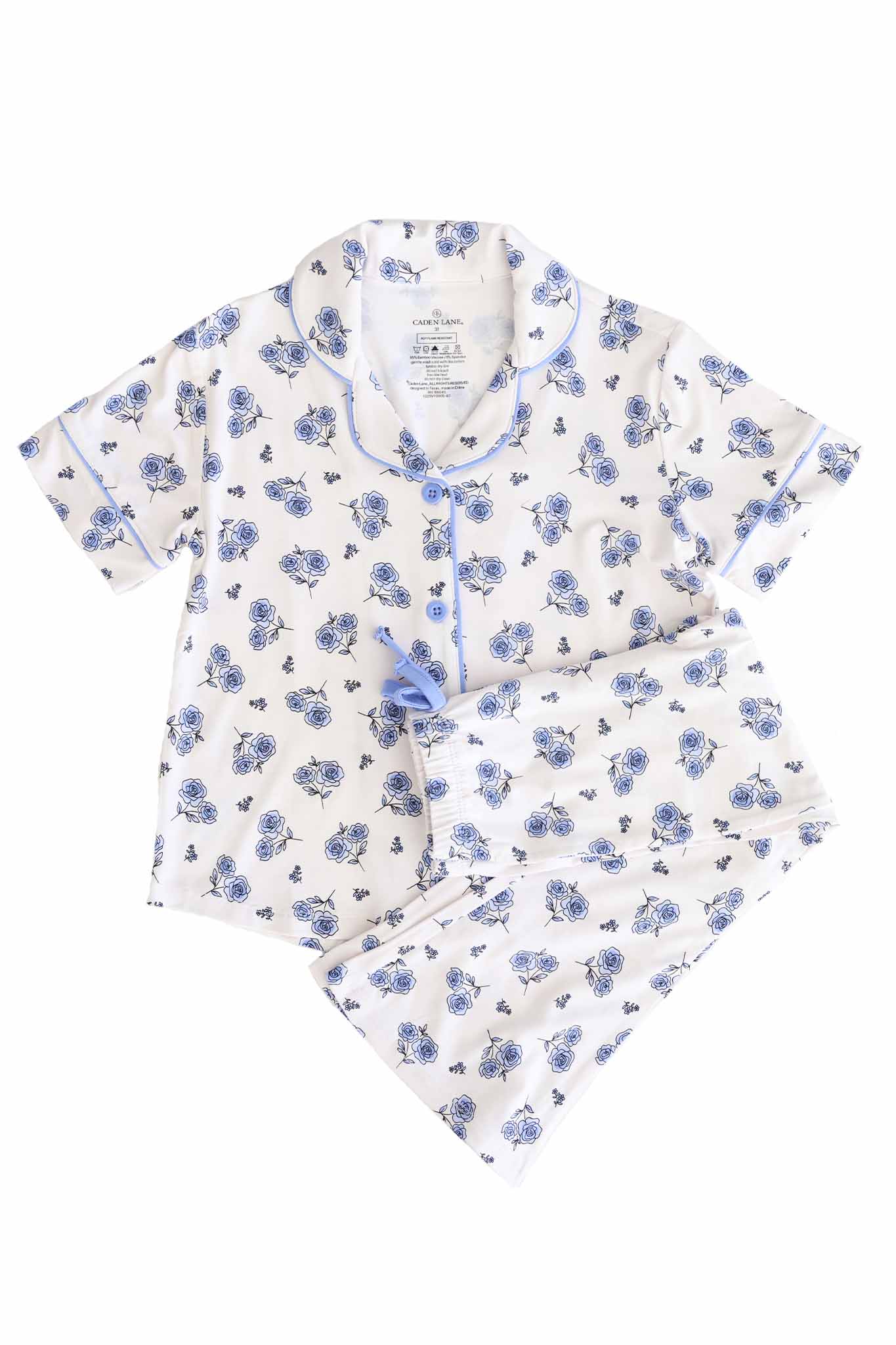 Girl's Two Piece Flare Lounge Set | Sapphire Garden - Image 2
