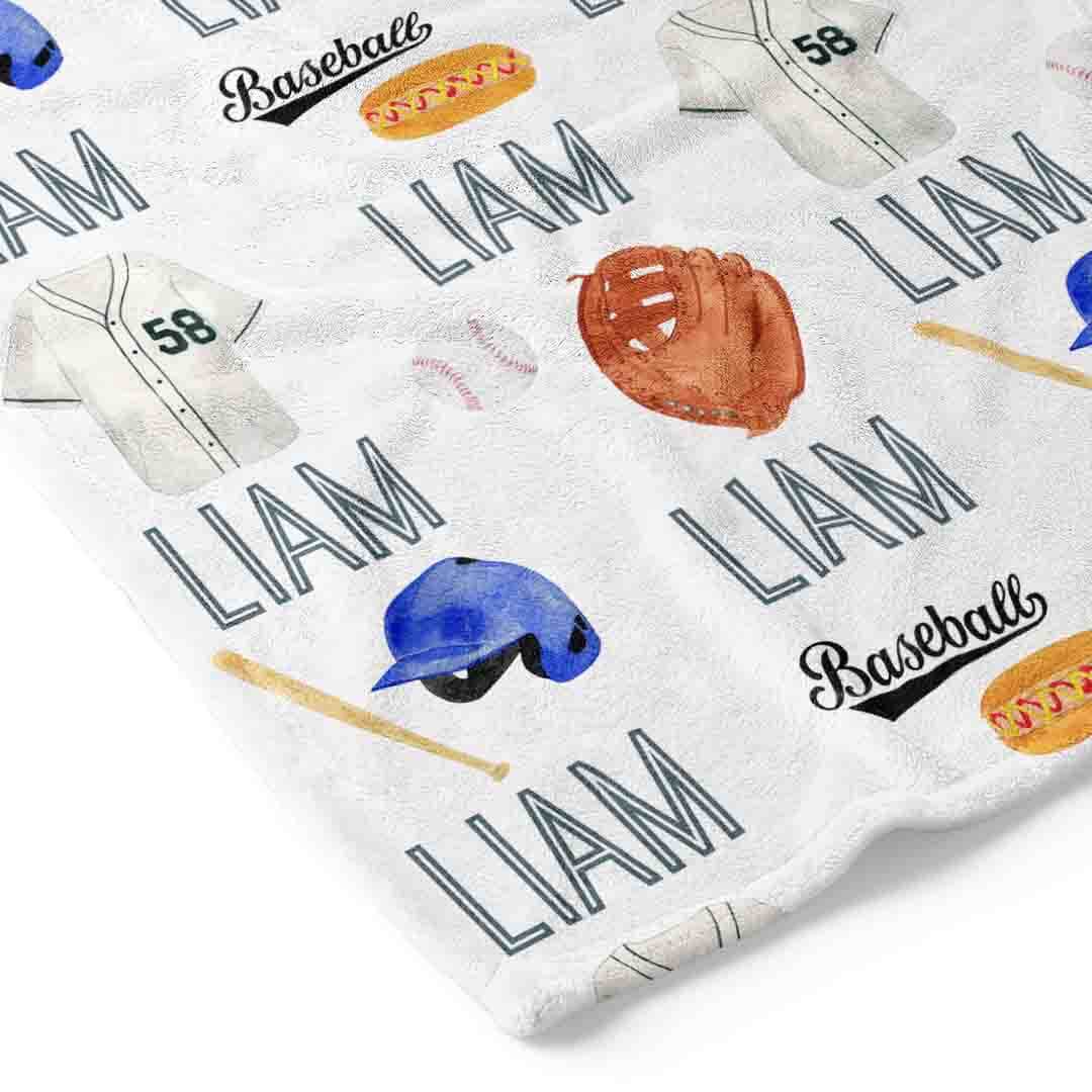 Homerun Personalized Toddler Blanket - Image 2
