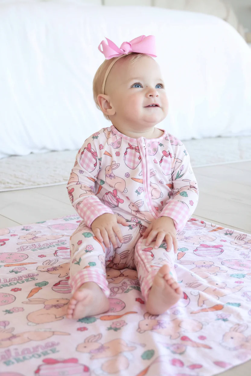 Hoppy Spring Convertible Zip Romper | Pink - Image 4
