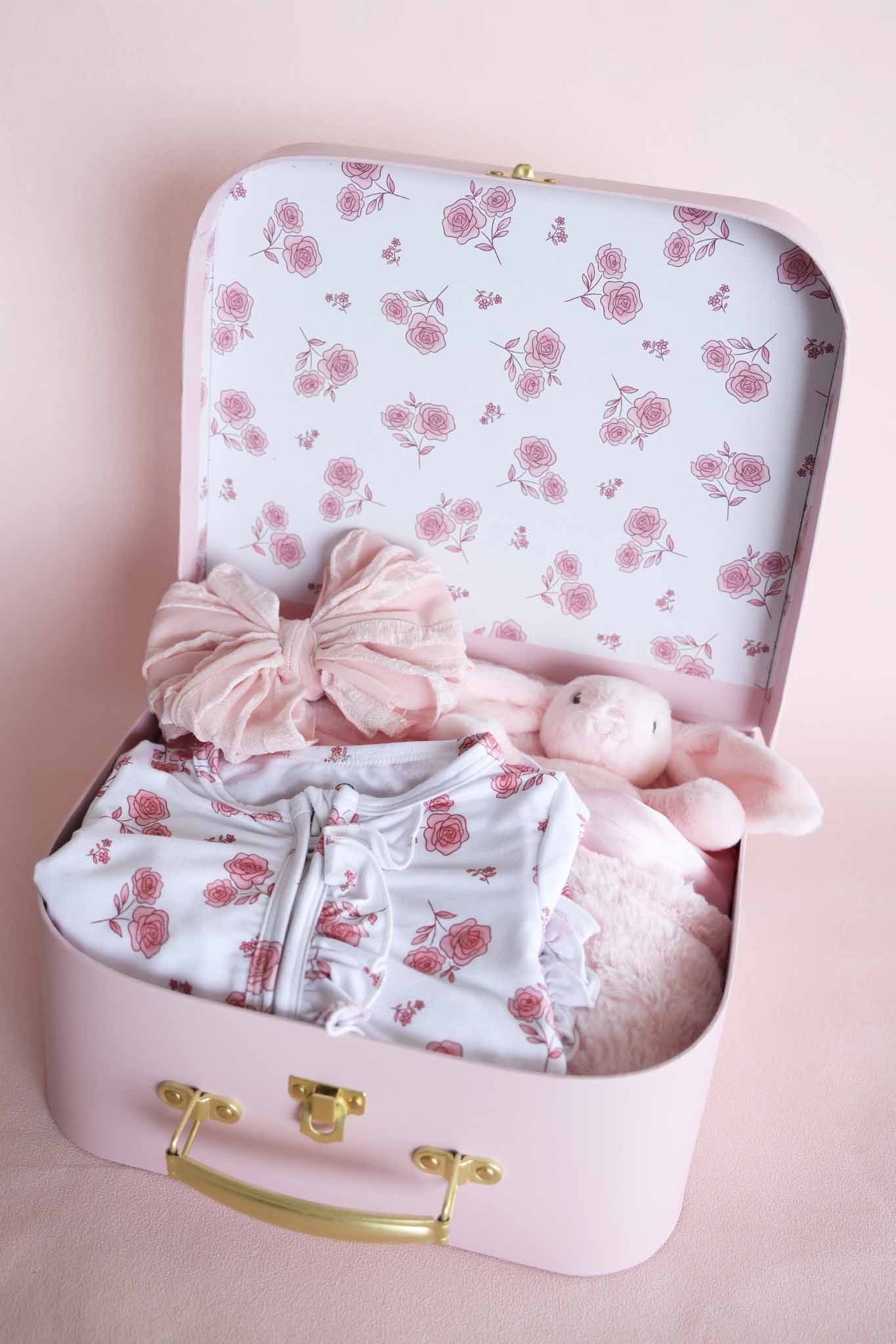 Newborn Keepsake Gift Box Set | Rose Garden