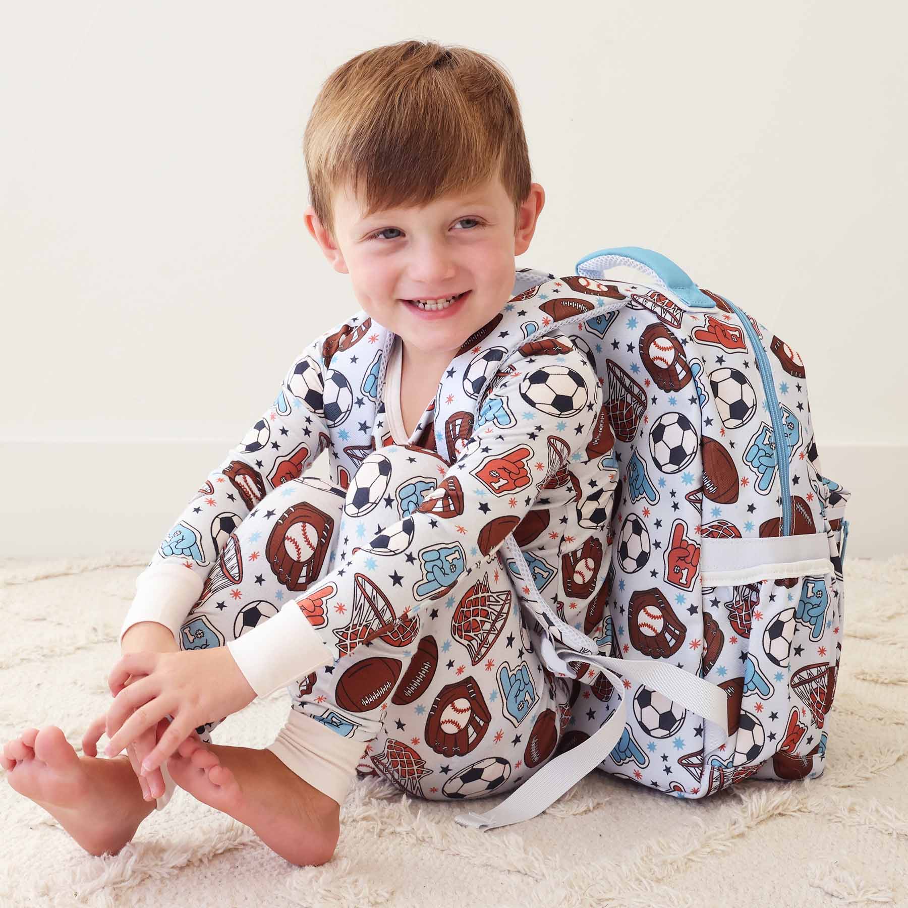 Kids Embroidered Backpack | Half Time - Image 5