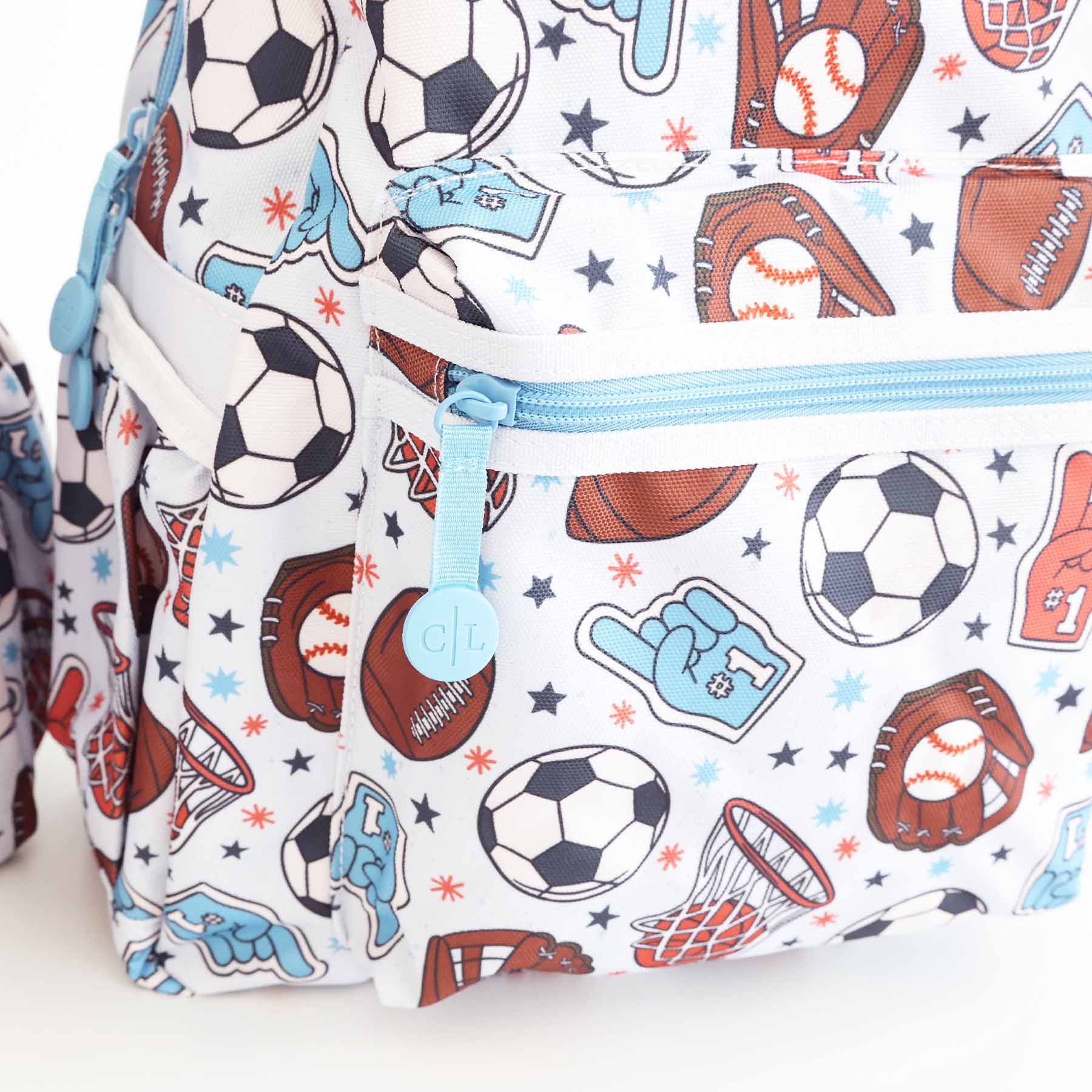 Kids Embroidered Backpack | Half Time - Image 8