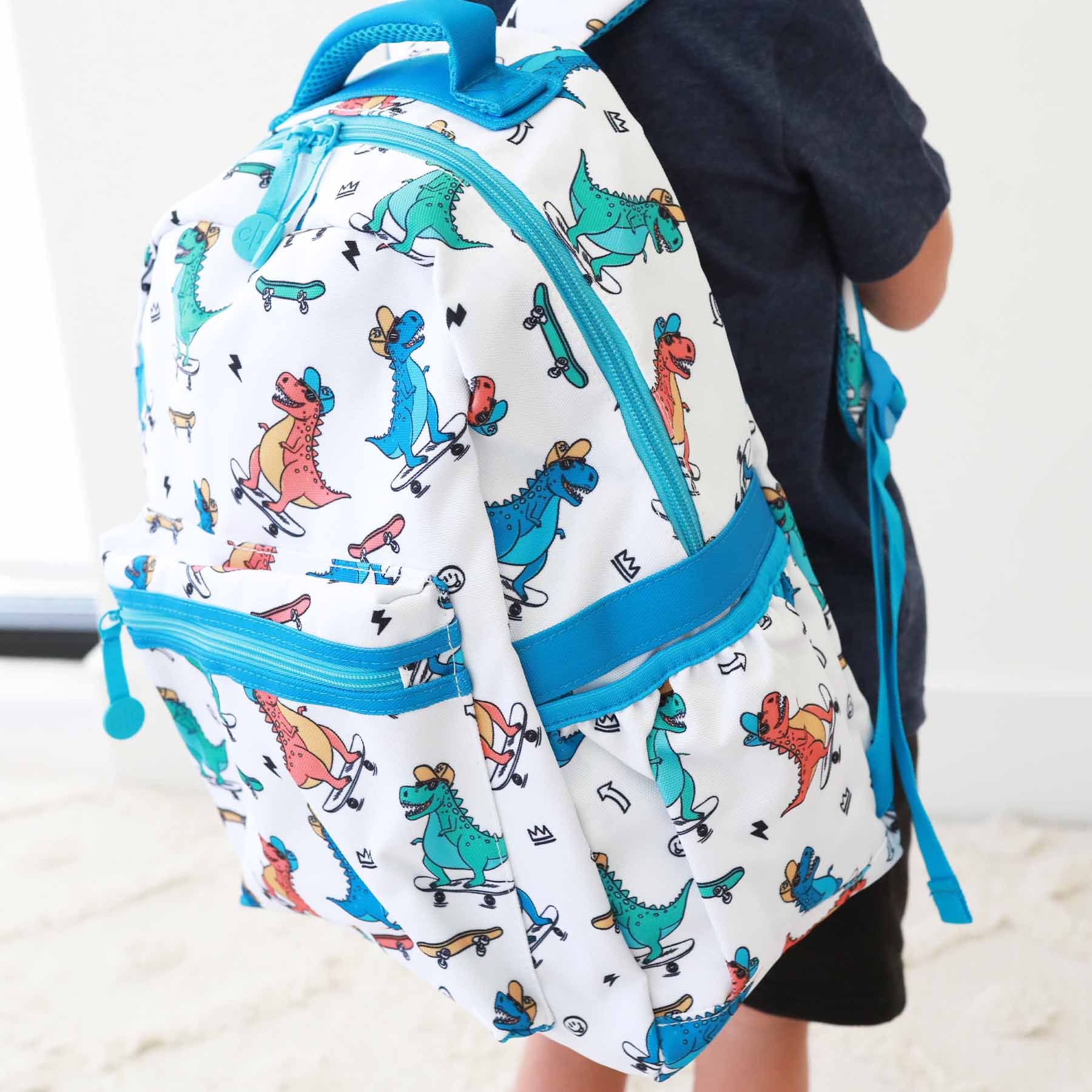 Kids Embroidered Backpack | Totally T-Rex - Image 17