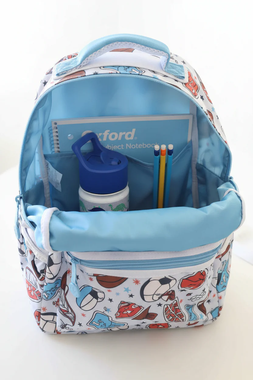 Kids Embroidered Backpack | Half Time - Image 11