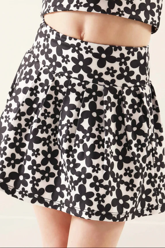 Kids CloudActive™ Athletic Pleated Skirt | Power Petals