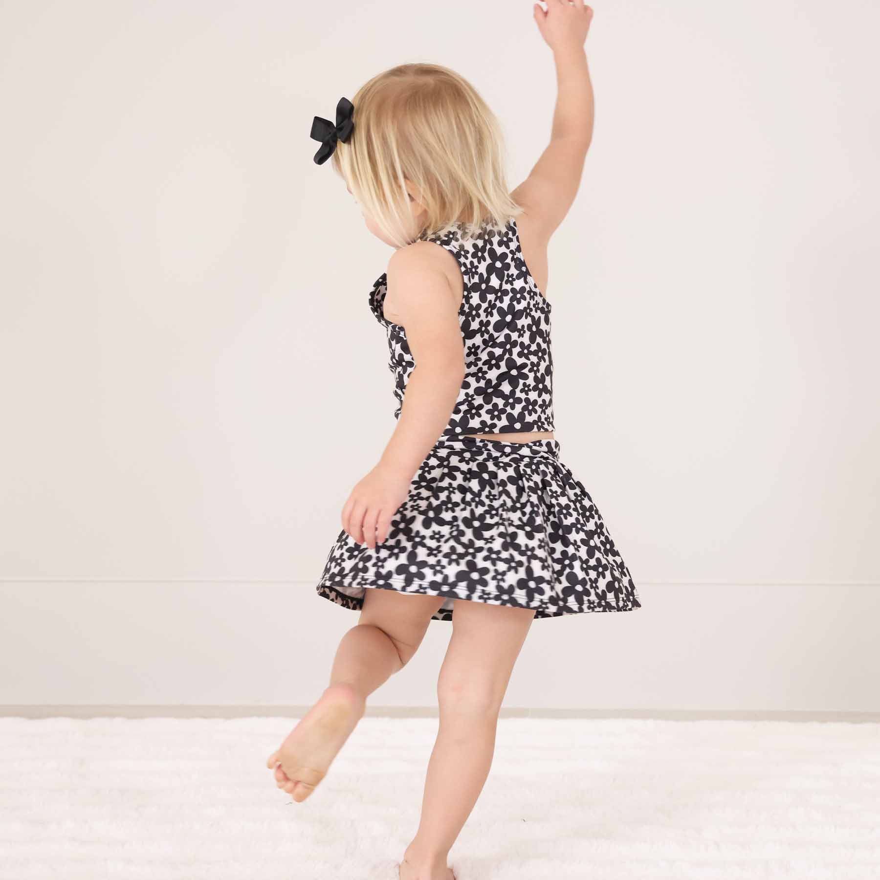 Kids CloudActive™ Athletic Pleated Skirt | Power Petals - Image 3