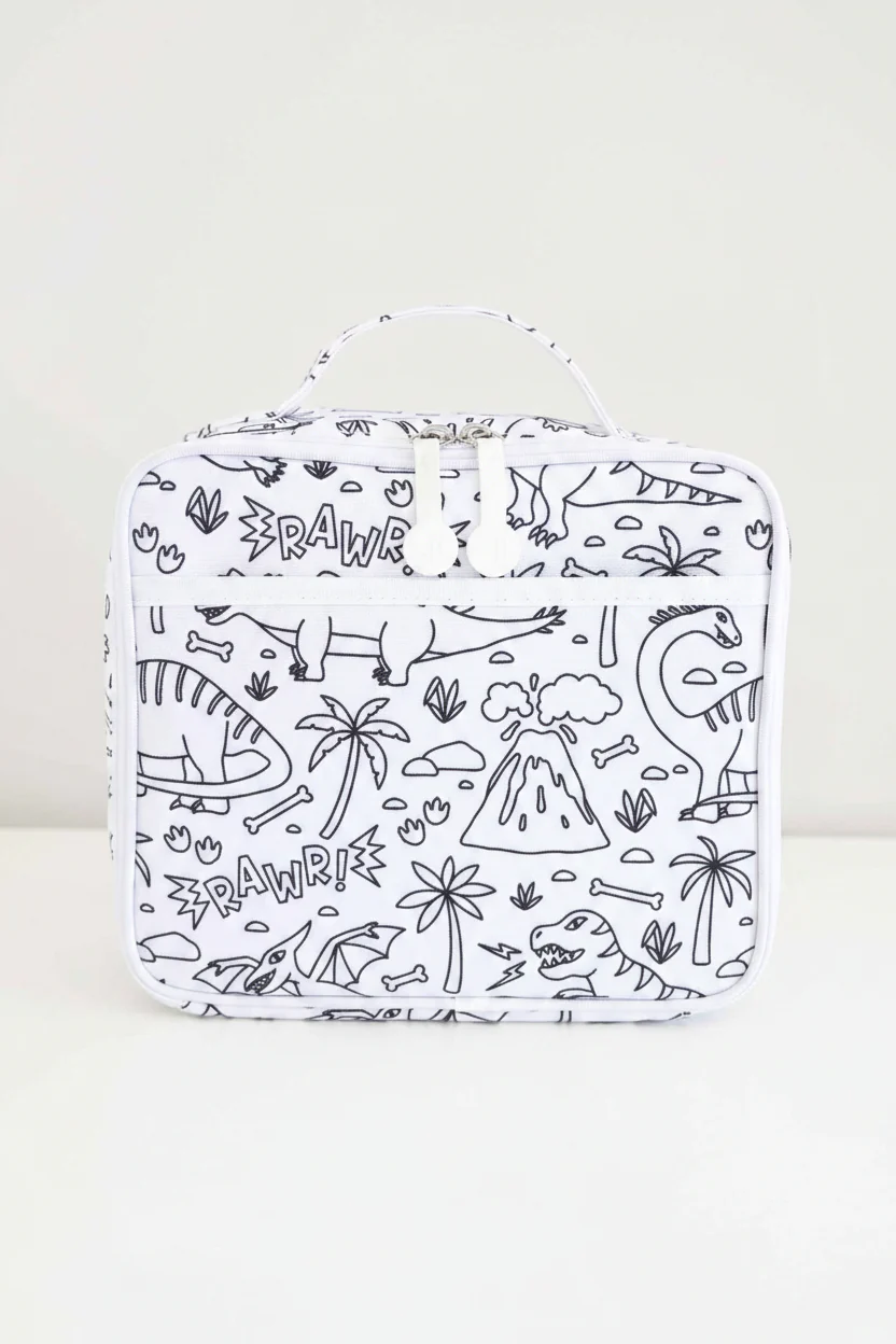 Kids Colorable Lunchbox | Jurassic Playground - Image 2