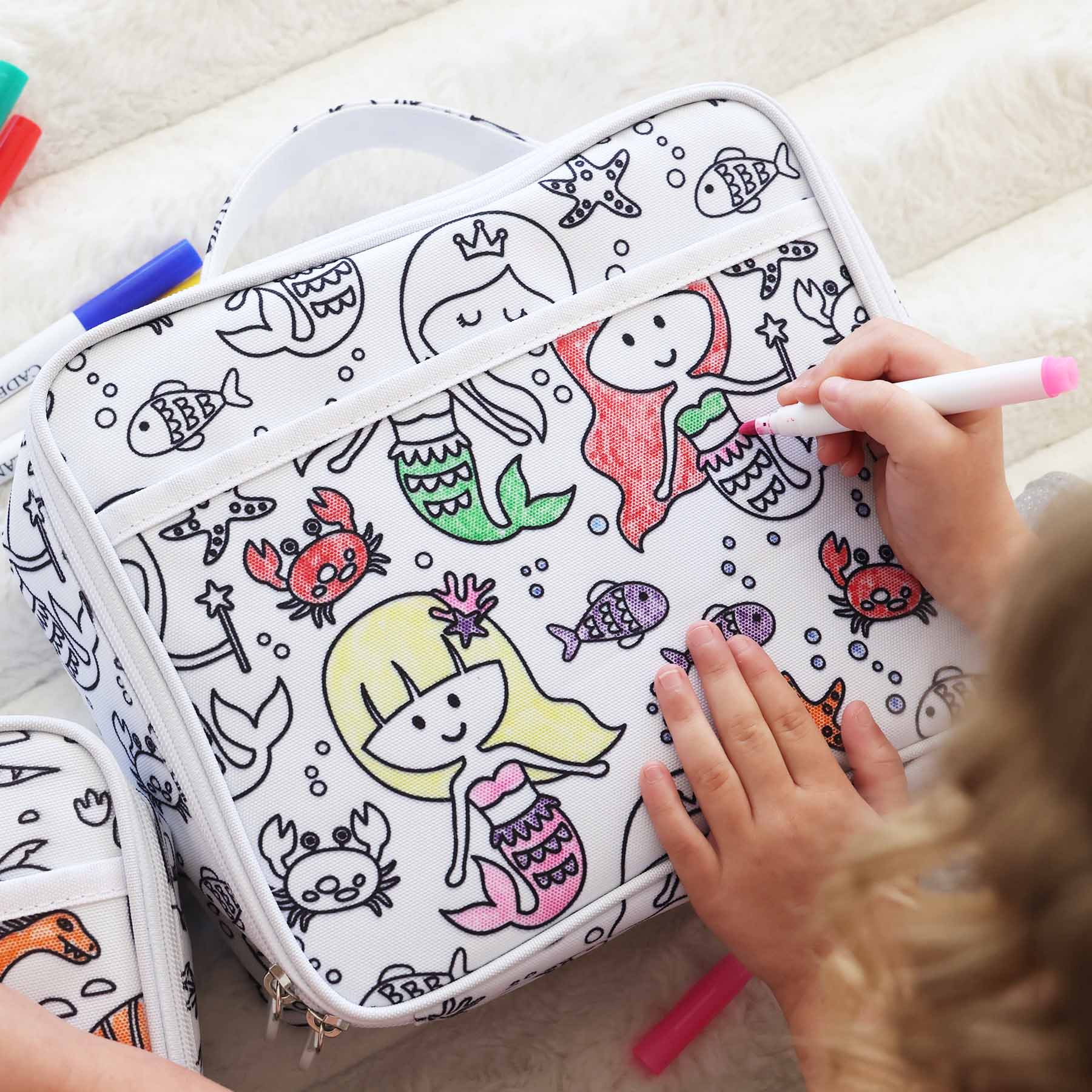 Kids Colorable Lunchbox | Mermaid Magic - Image 10