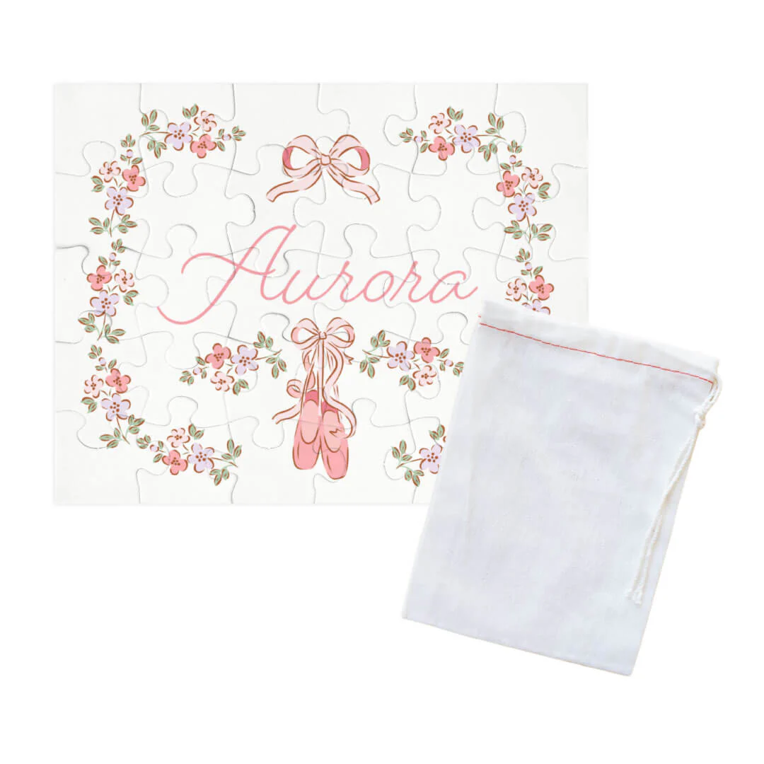 Kids Personalized 30 Piece Puzzle | Ballet Blossoms - Image 2