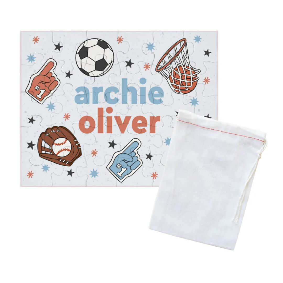 Kids Personalized 30 Piece Puzzle | Half Time - Image 3