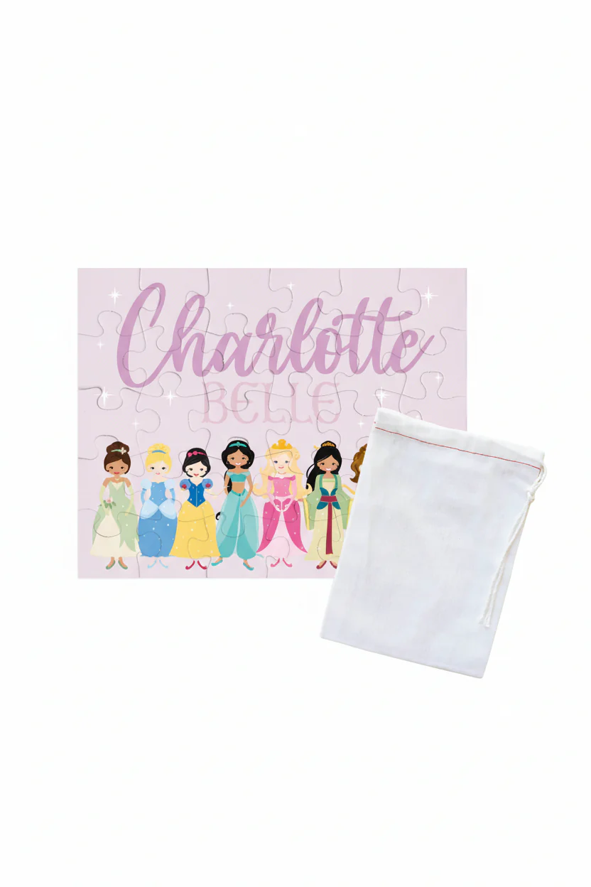 Kids Personalized 30 Piece Puzzle | Pretty Princess - Image 3