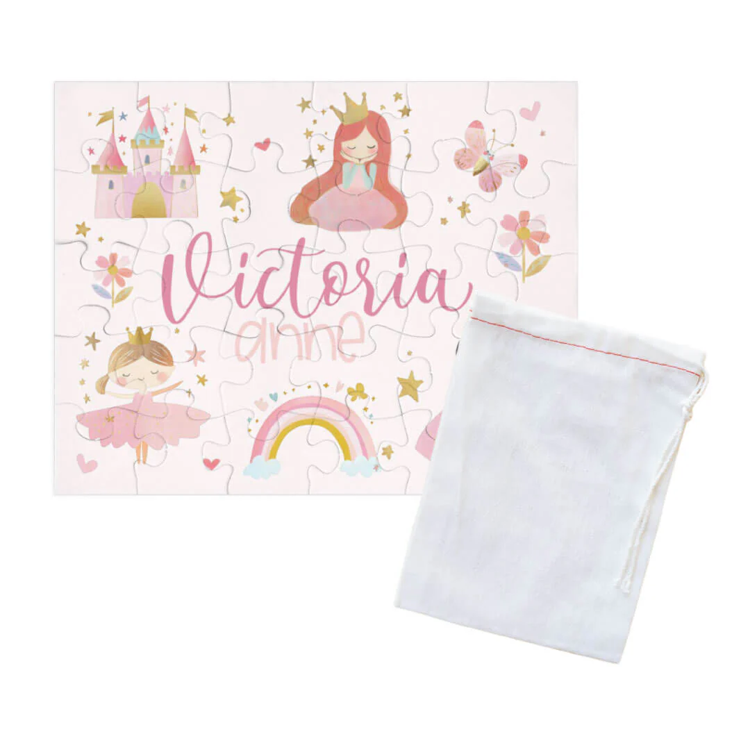 Kids Personalized 30 Piece Puzzle | Sweet Princess - Image 2