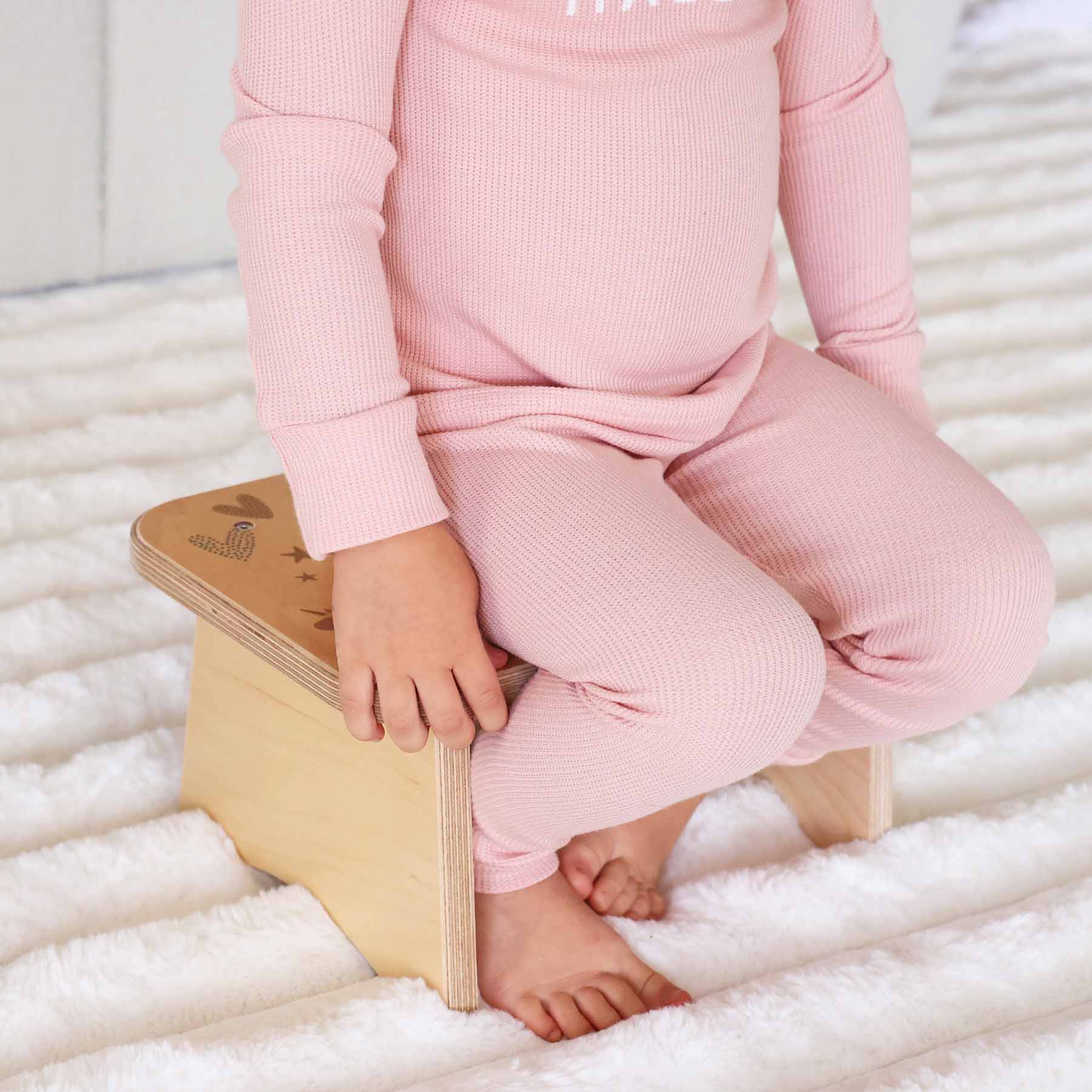 Kids Personalized Step Stool | Unicorns & Rainbows - Image 6
