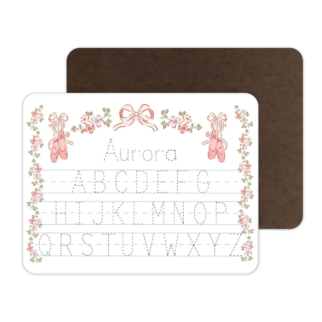 Kids Personalized Whiteboard | Ballet Blossoms - Image 2