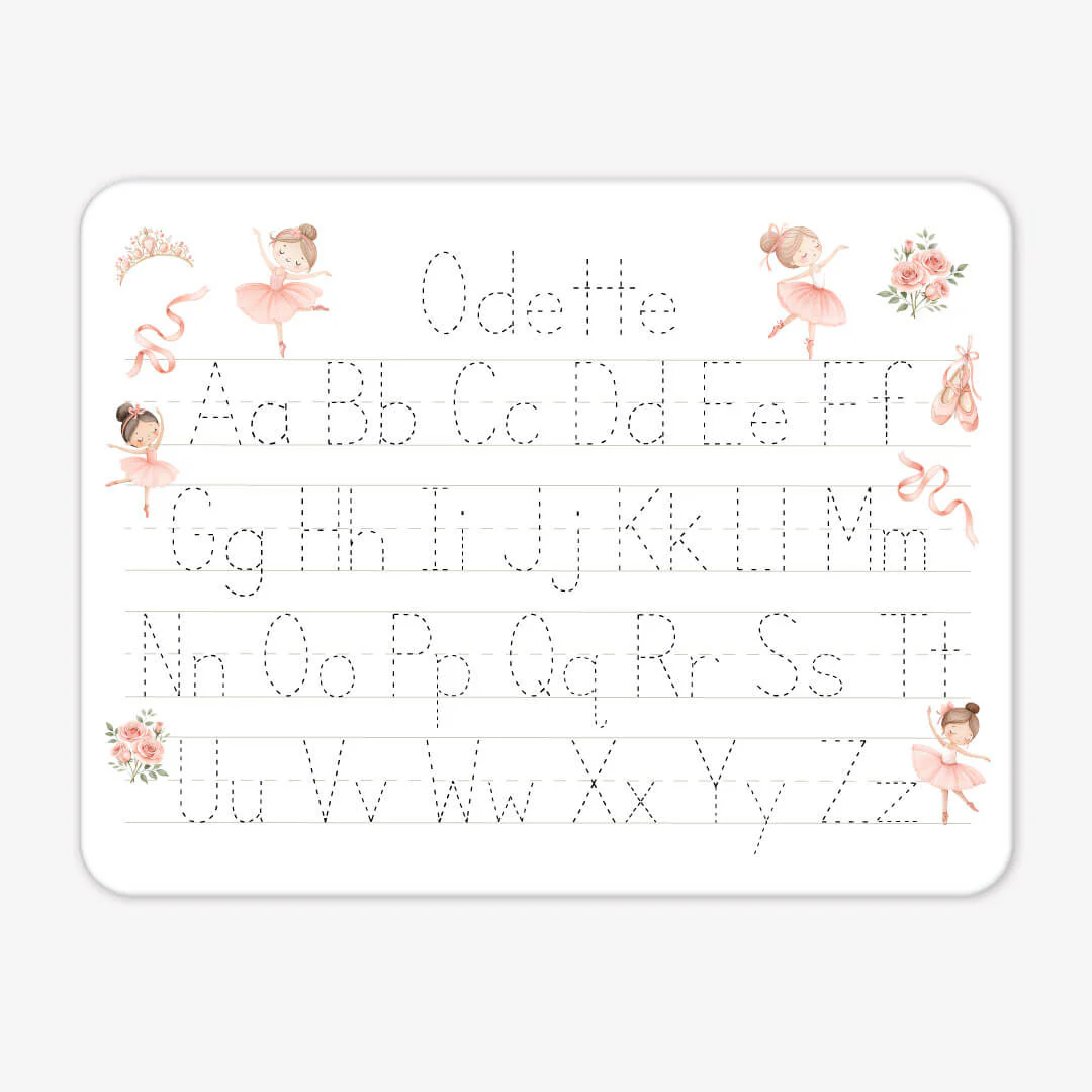 Kids Personalized Whiteboard | Ballet Princess