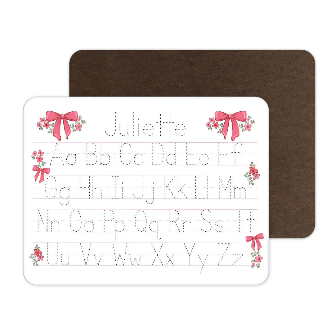 Kids Personalized Whiteboard | Bow Besties - Image 2