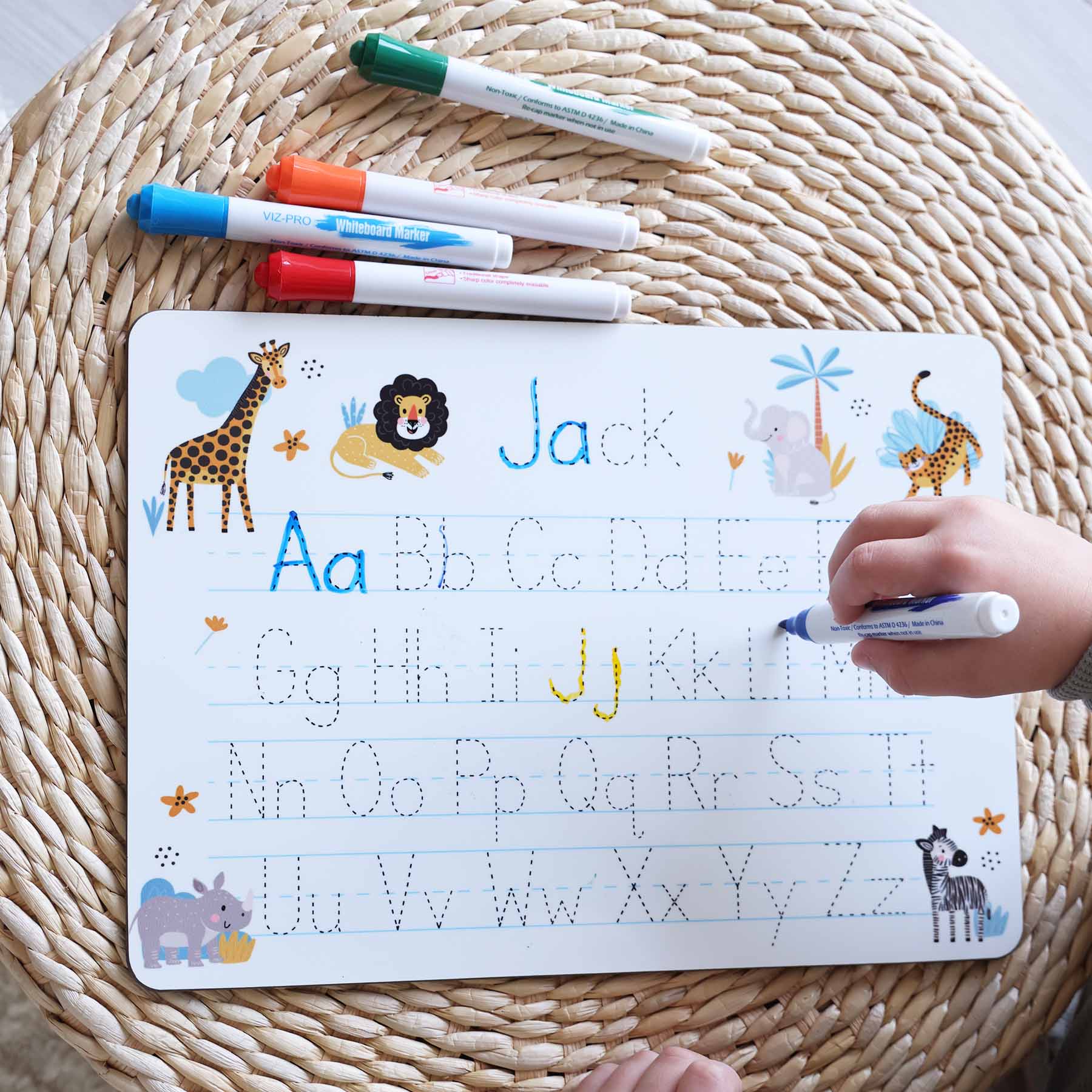 Kids Personalized Whiteboard | Safari Adventure - Image 3