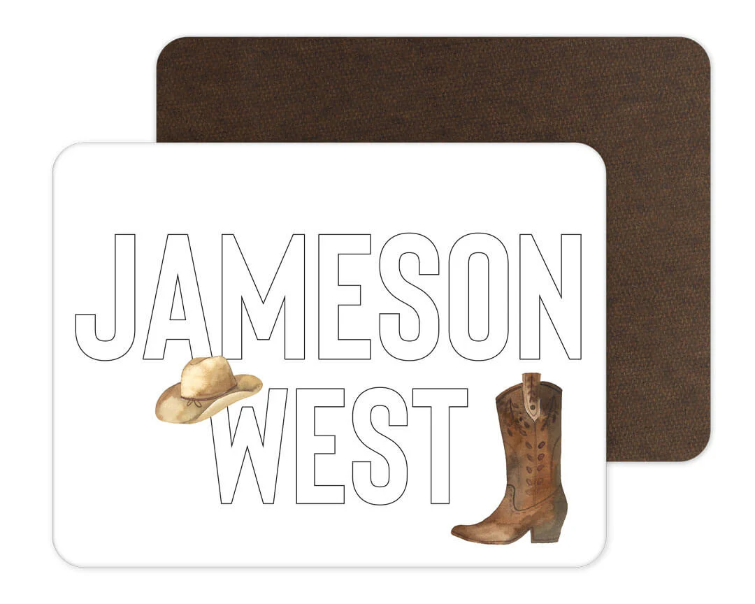 Kids Personalized Whiteboard | Wild West - Image 2
