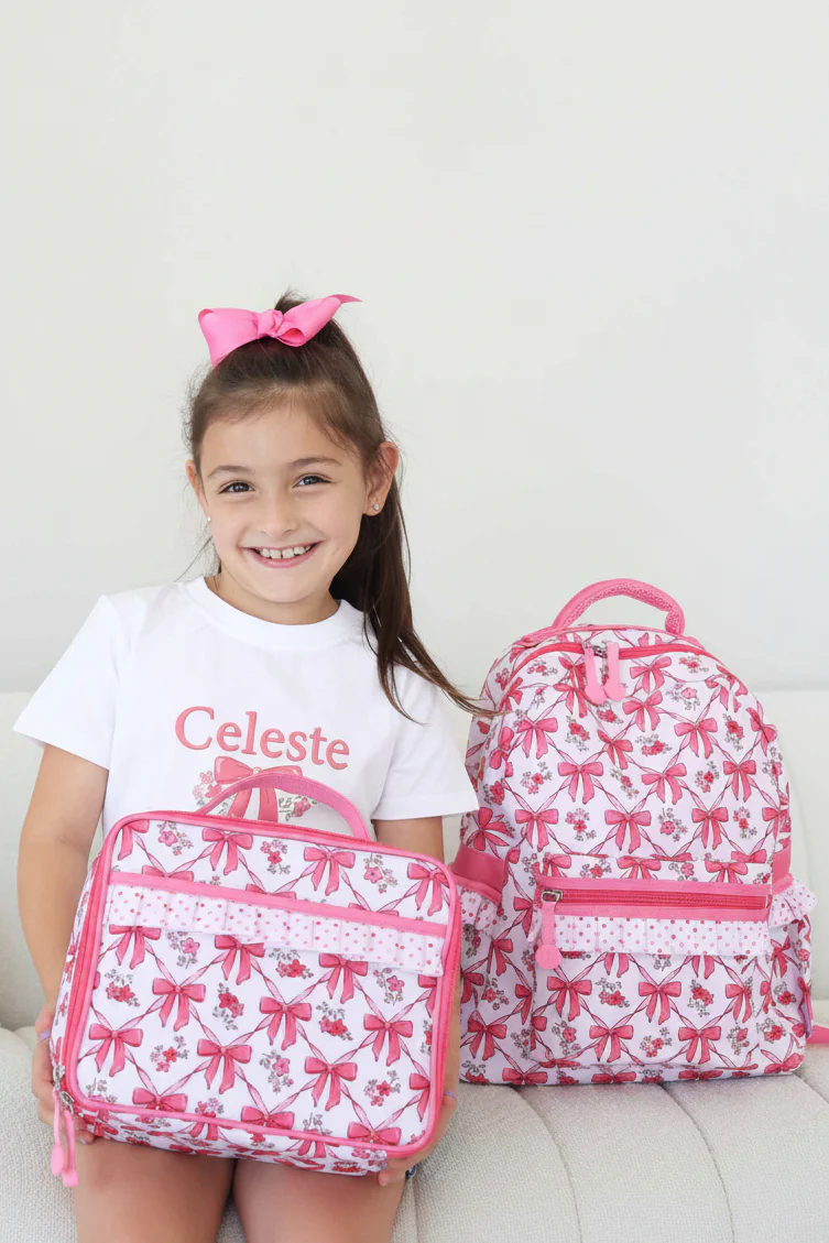 Kids Embroidered Ruffle Backpack | Bow Besties - Image 17