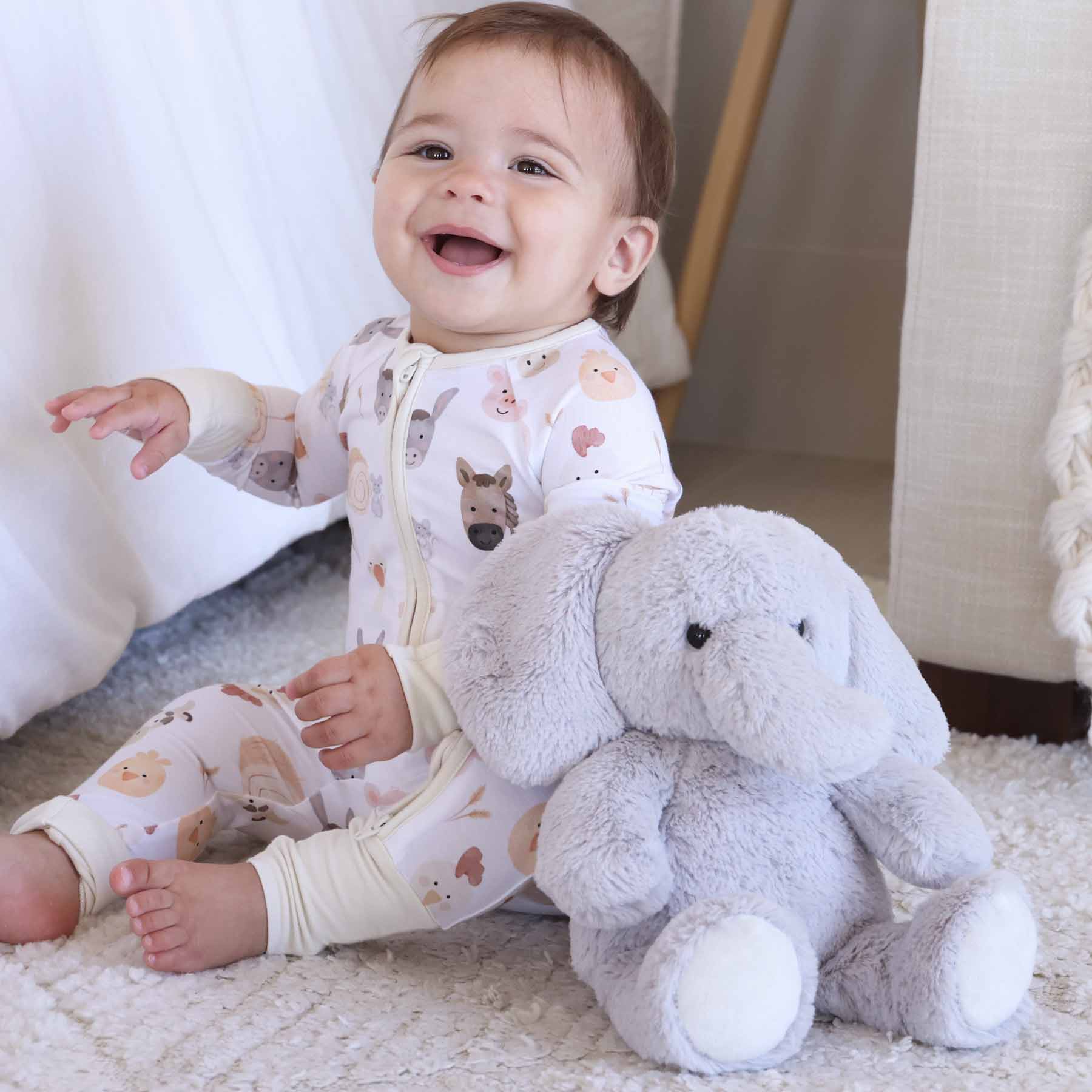 Large Cuddle Plush Friends | Ellie Elephant - Image 2