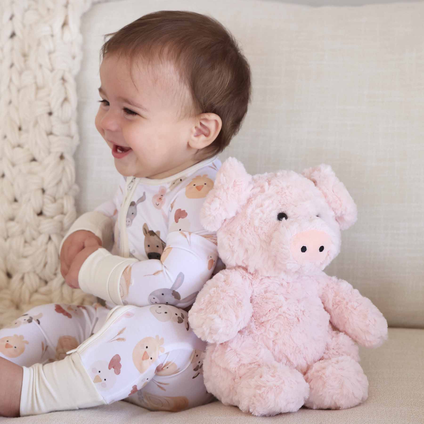 Large Cuddle Plush Friends | Piper Pig - Image 2