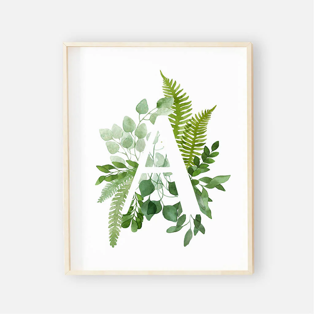 Leafy Greenery Bundled Digital Nursery Art - Image 3