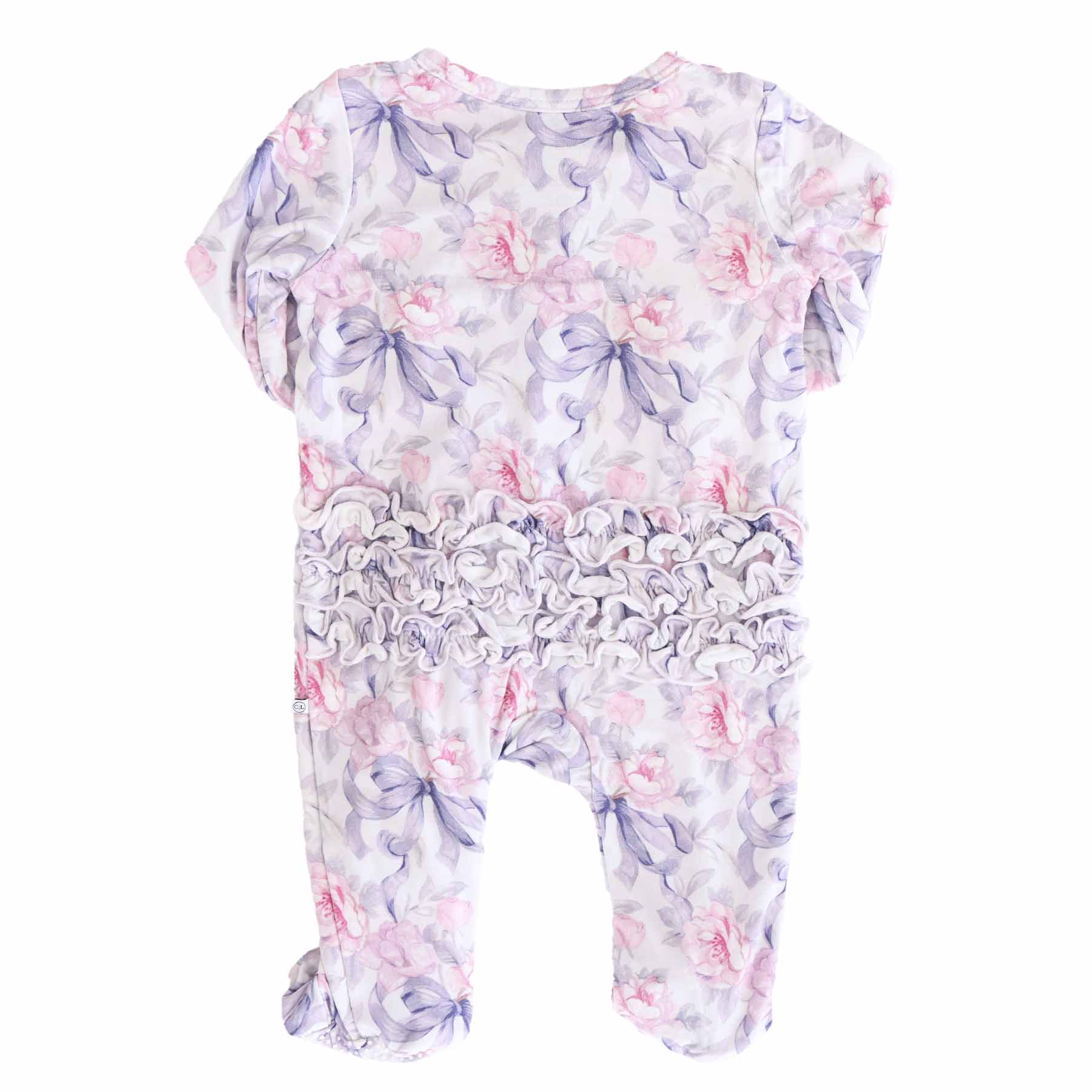 Leighton's Lavender Ruffle Zipper Footie - Image 6