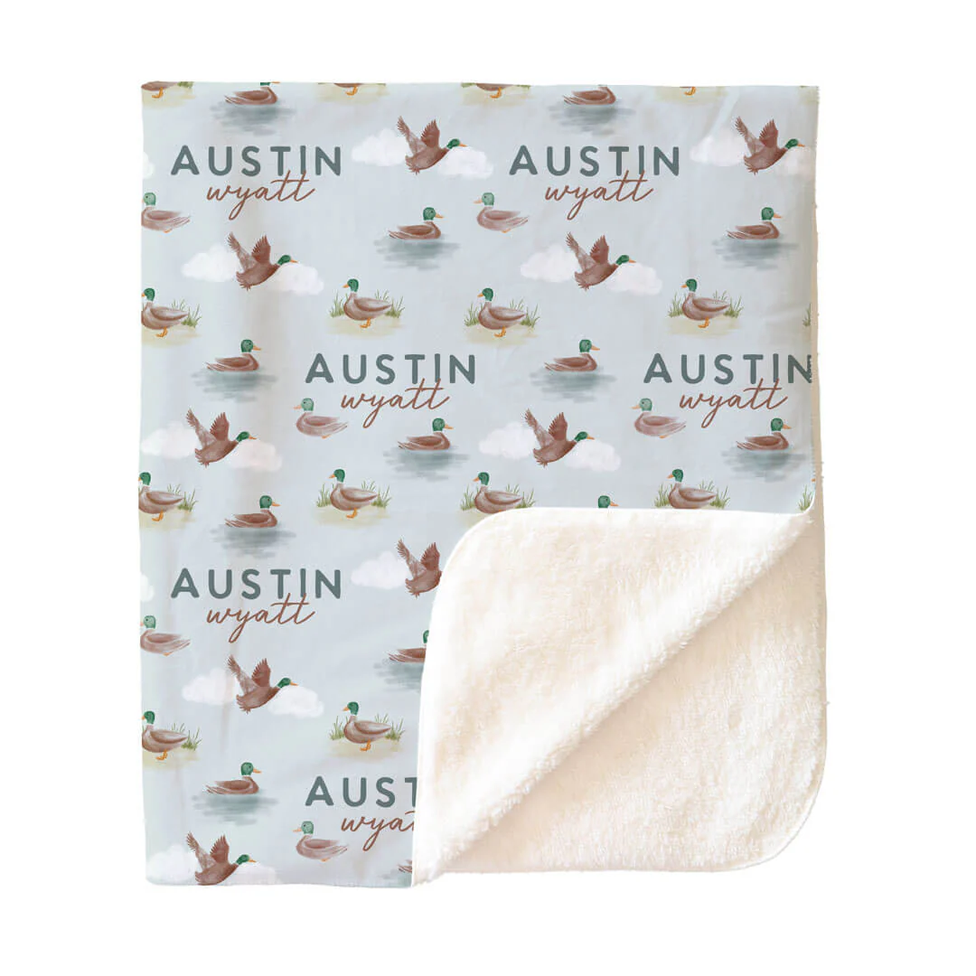 Little Duckling Personalized Kids Blanket - Image 4