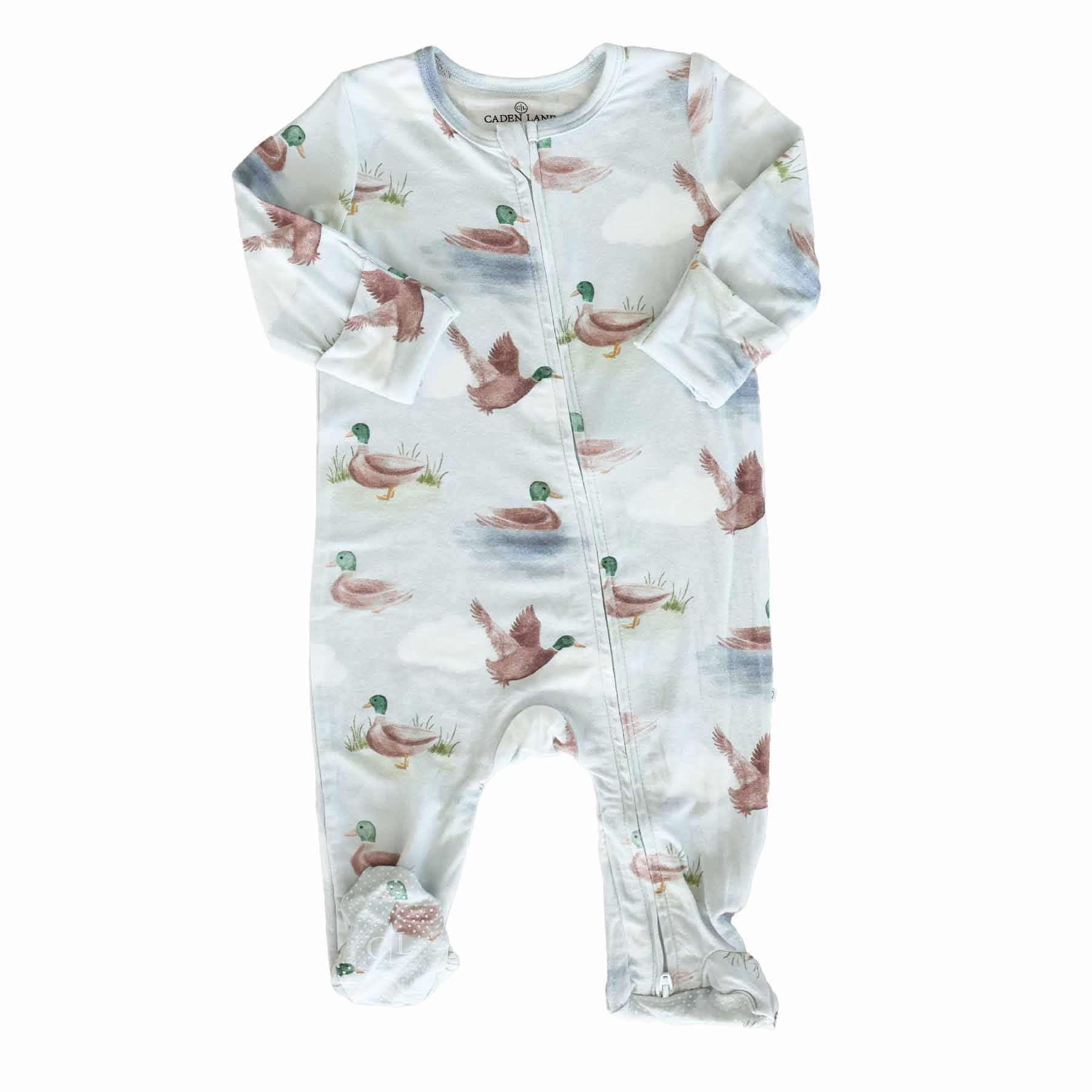Little Duckling Zipper Footie - Image 4