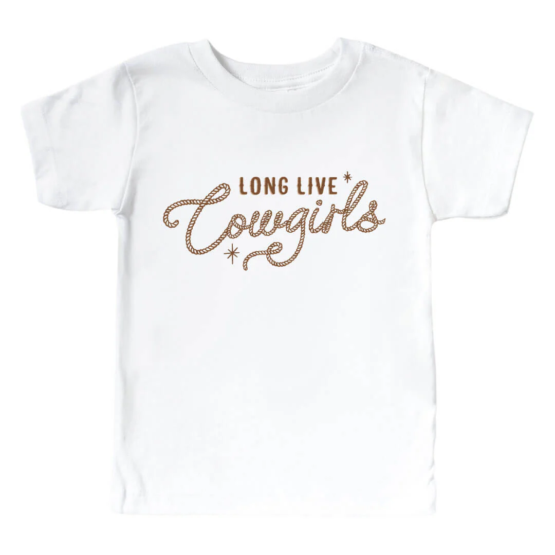 Long Live Cowgirls Kids Graphic Tee | White - Image 2