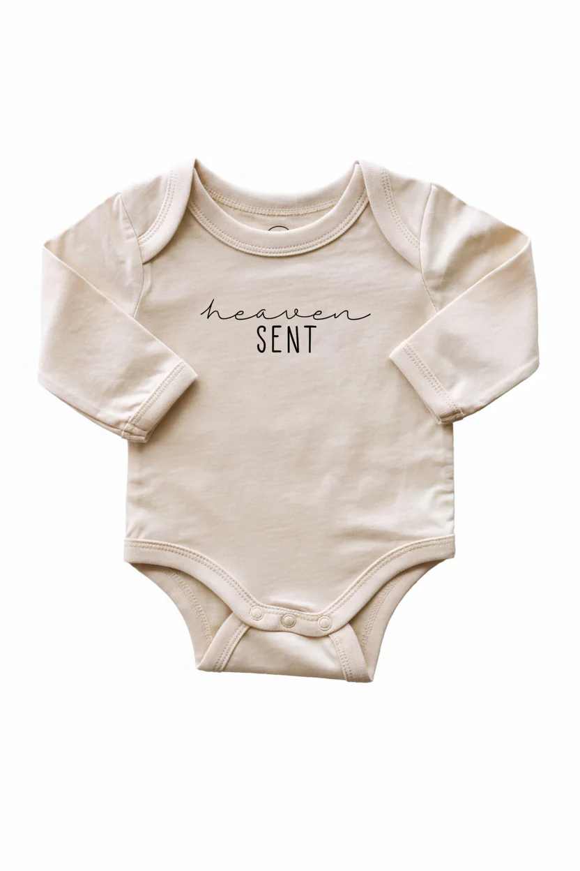 Long Sleeve Graphic Bodysuits | Natural - Image 5