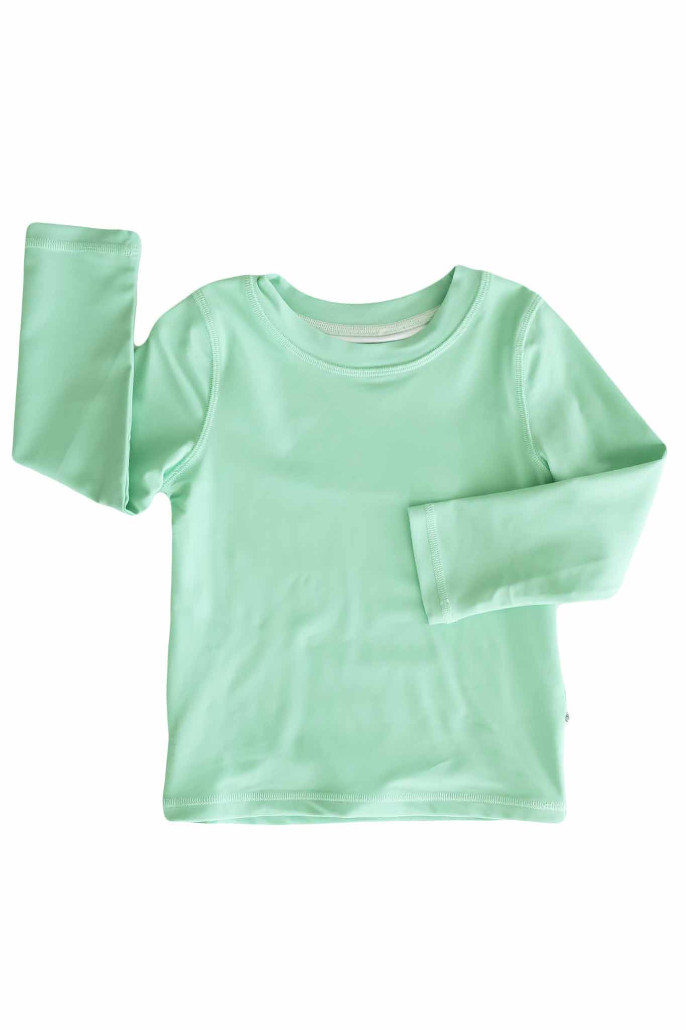 Long Sleeve Rash Guard Shirt | Tropical Green - Image 2