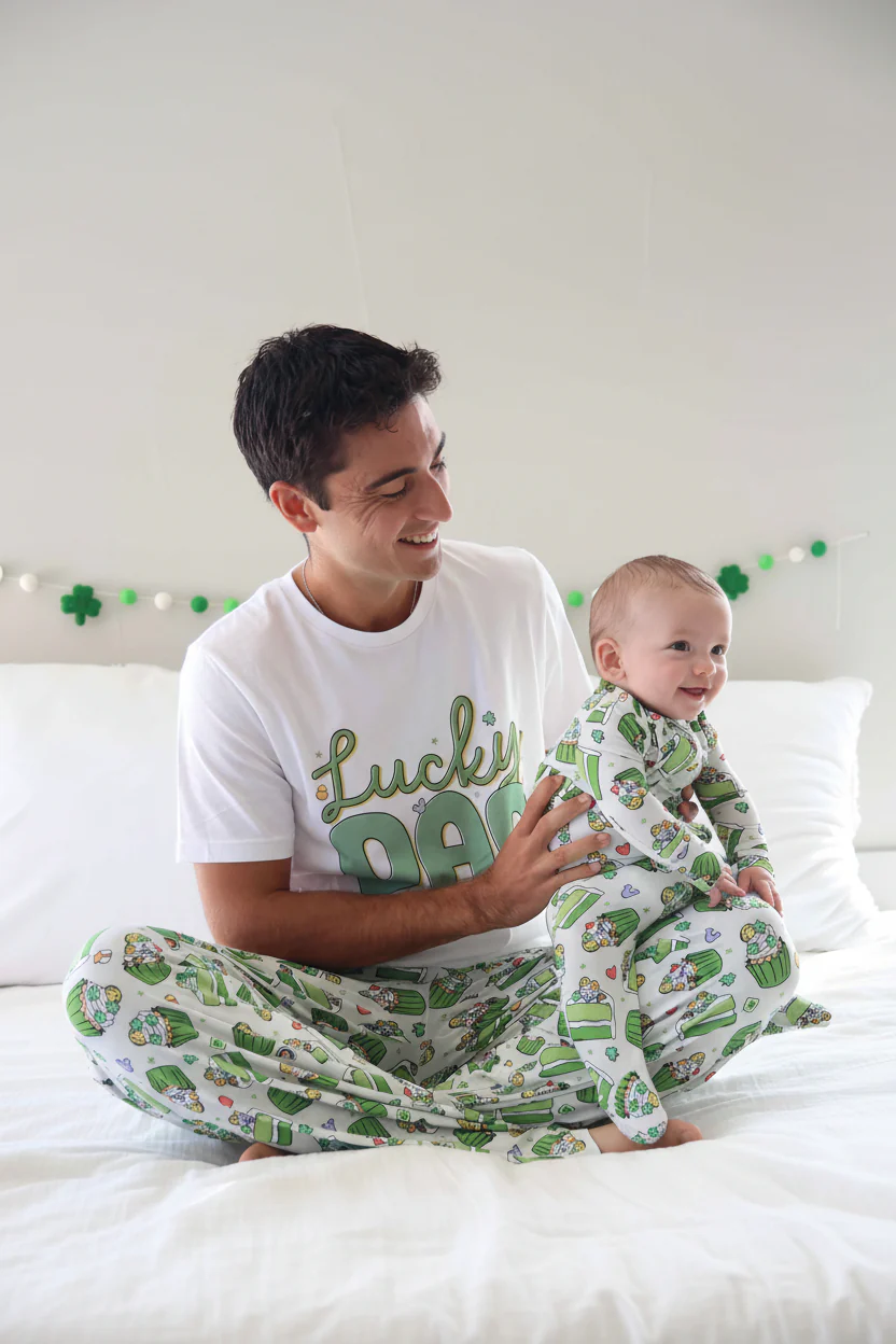 Lucky Parent Adult Graphic Tee | White - Image 12