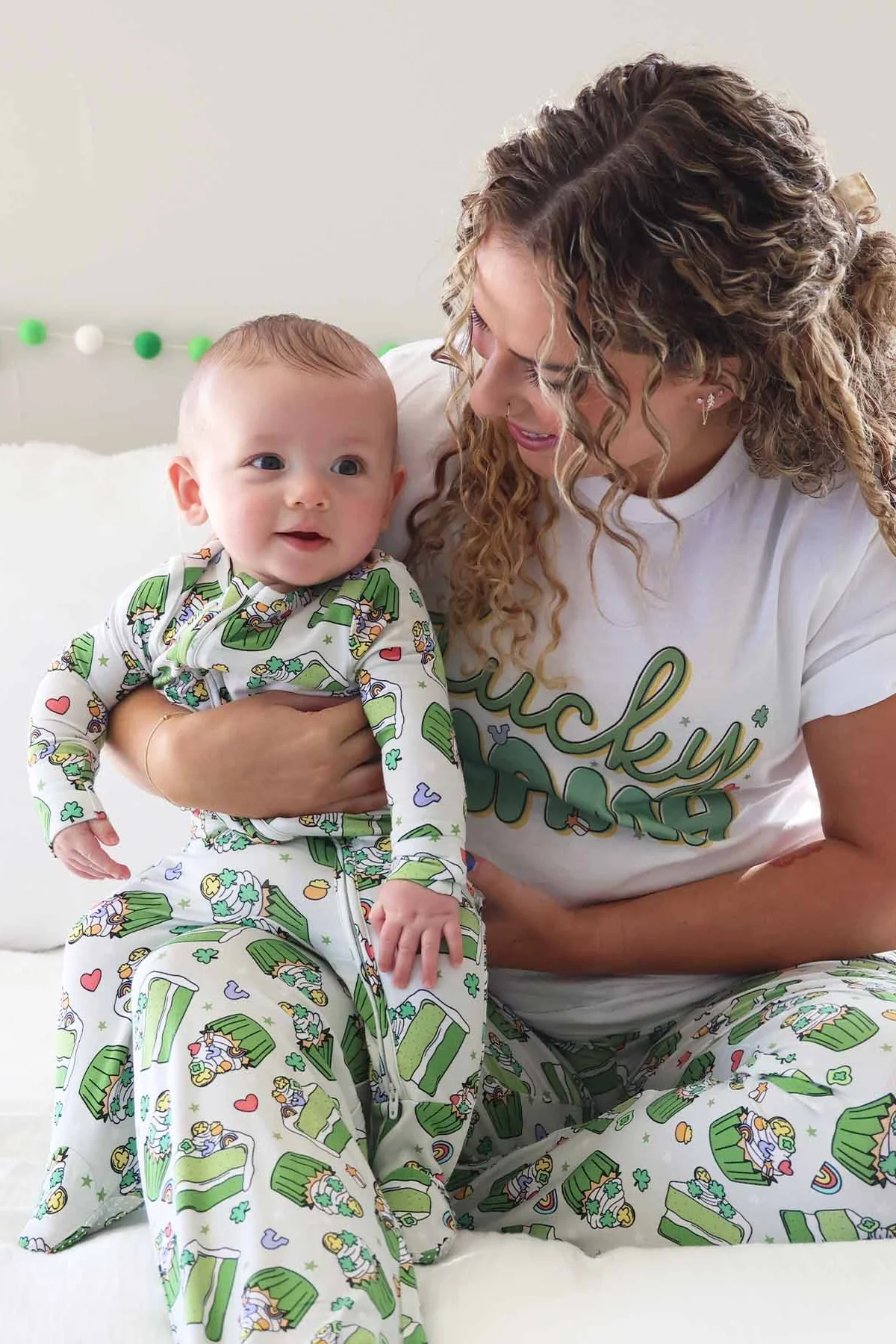 Shamrock Sweets Zipper Footie - Image 17