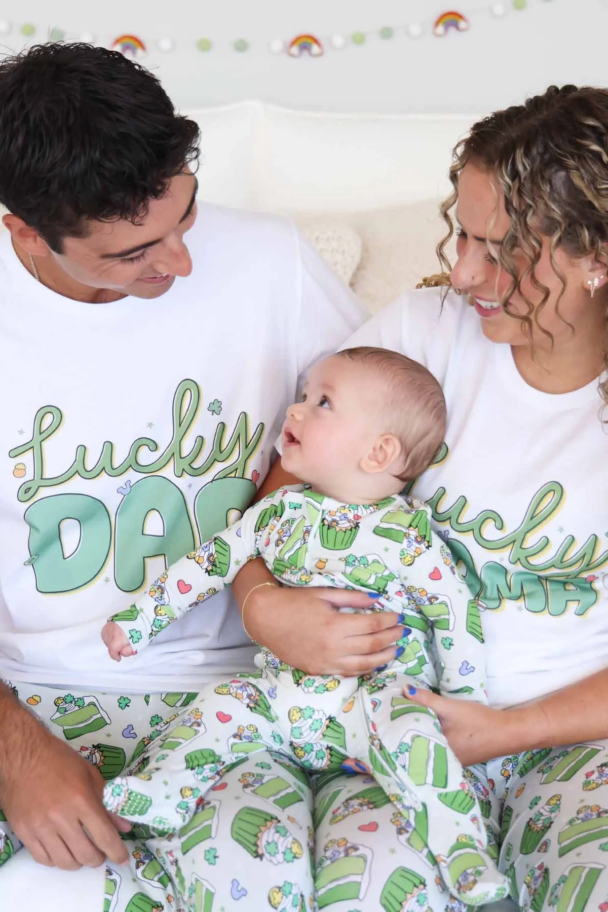 Lucky Parent Adult Graphic Tee | White - Image 22