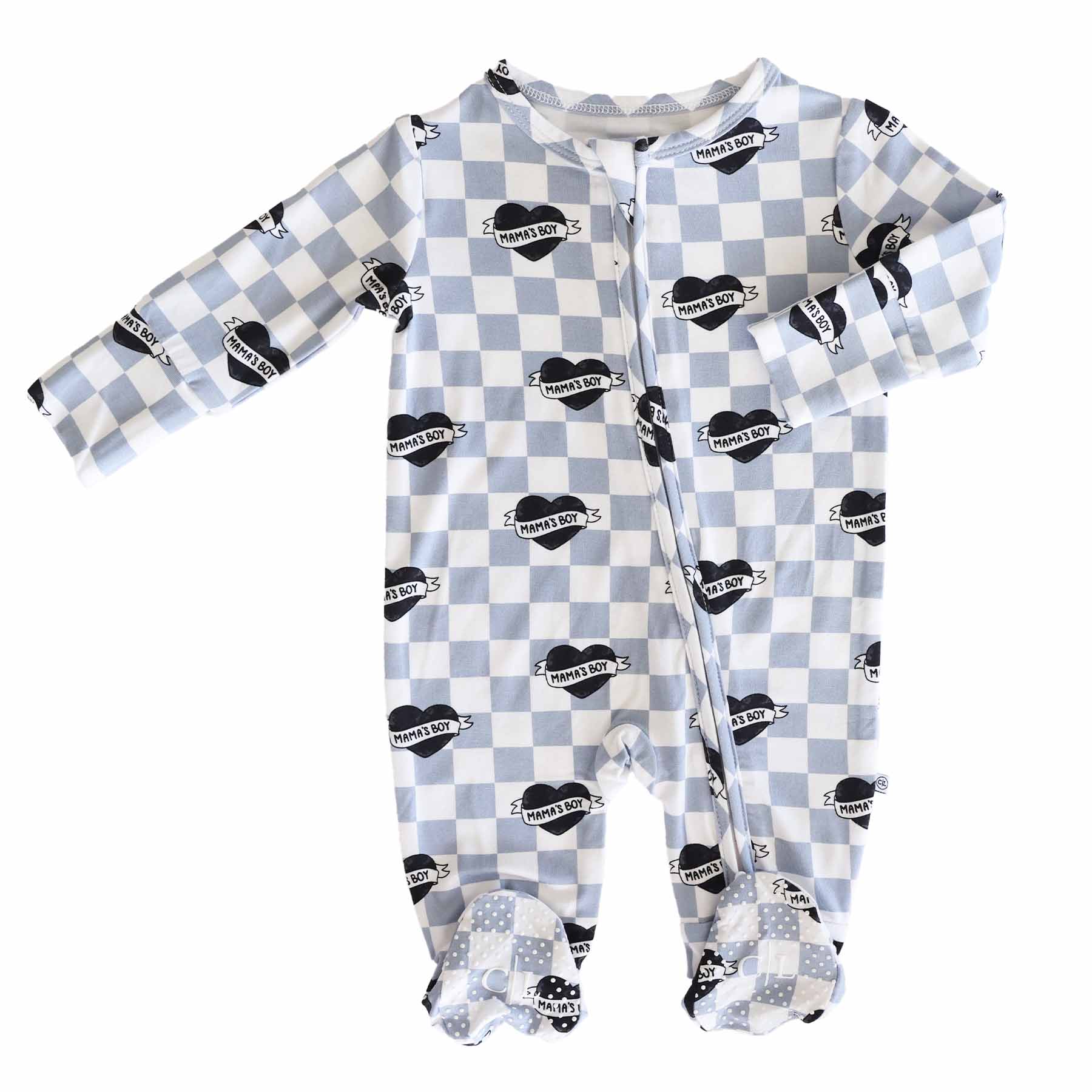 Mama's Boy Zipper Footie - Image 5