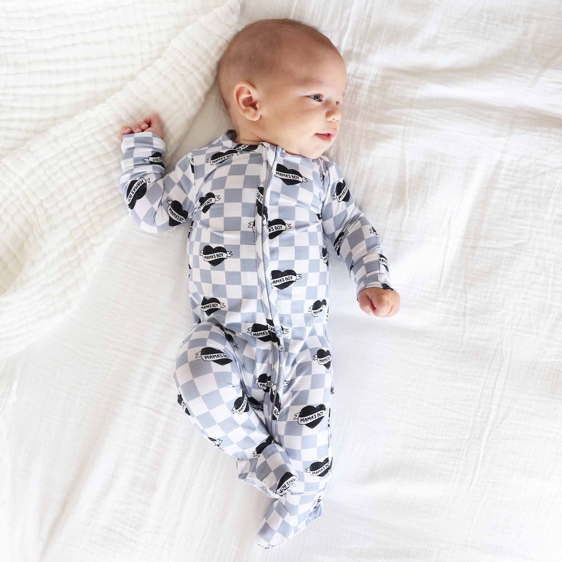 Mama's Boy Zipper Footie - Image 9