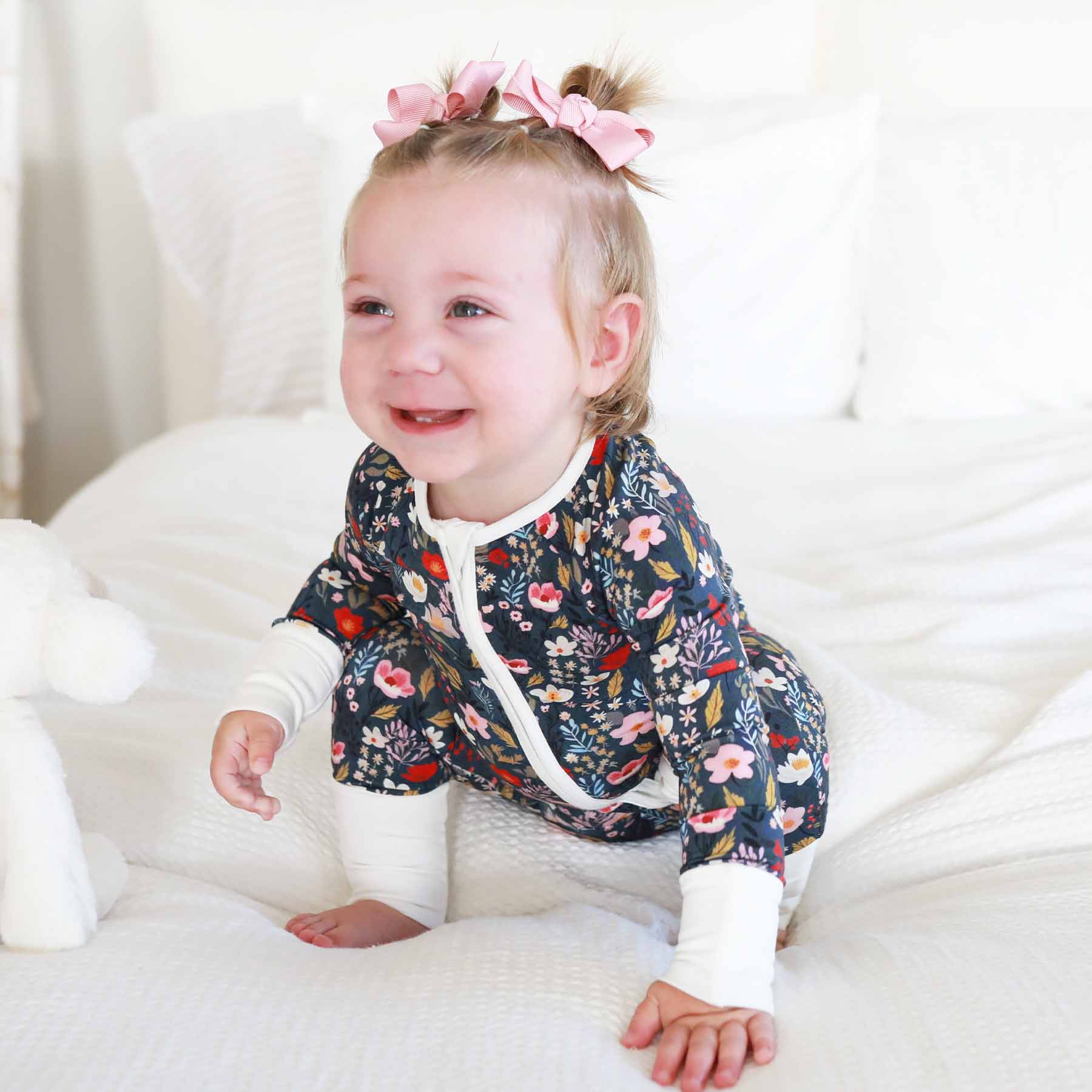 Midnight Meadow Convertible Zip Romper - Image 10