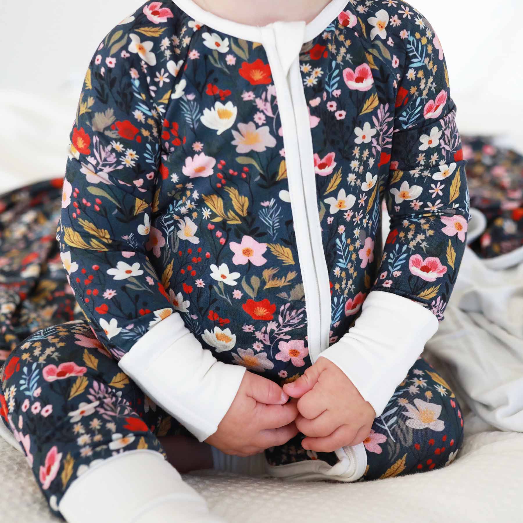 Midnight Meadow Convertible Zip Romper - Image 3