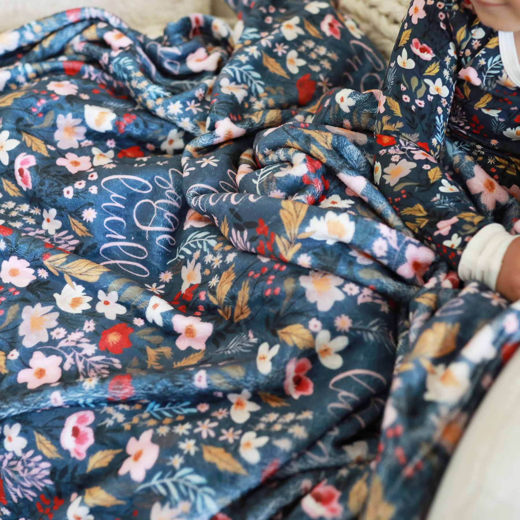 Midnight Meadow Personalized Kids Blanket - Image 3