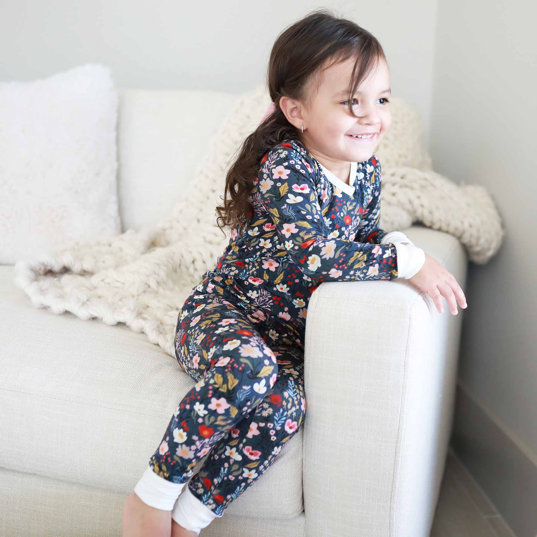 Midnight Meadow Two Piece Pajama Set - Image 4